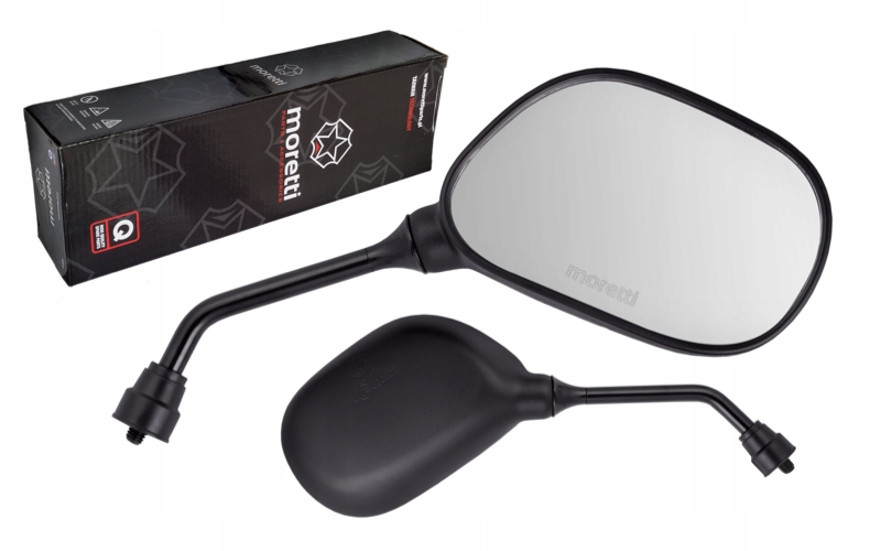 

Lusterka M10 Czarne Motorower Homologacja Barton