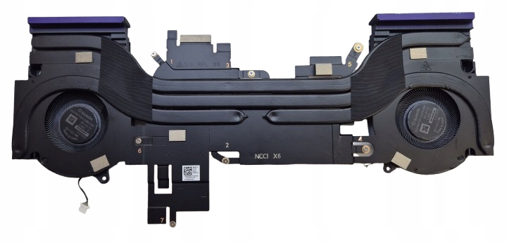 UKŁAD CHŁODZENIA RADIATOR WENTYLATOR DELL G Series G16 7630 0DFWGV DFWGV