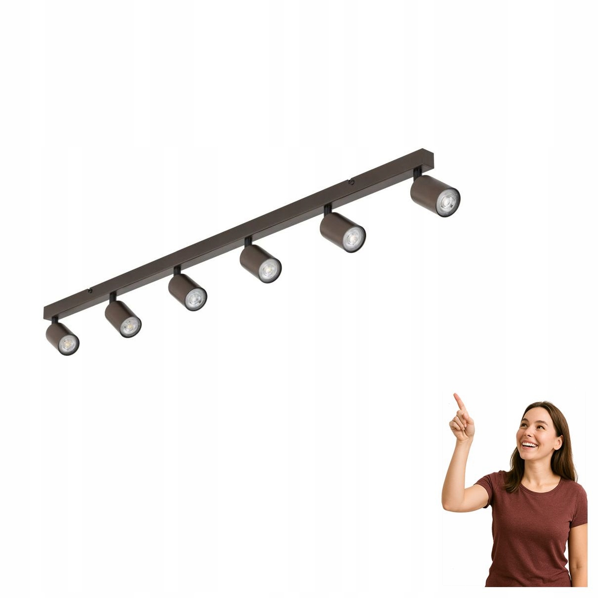 Spotová reflektorová lampa Top Brown 6183 Tk Lighting