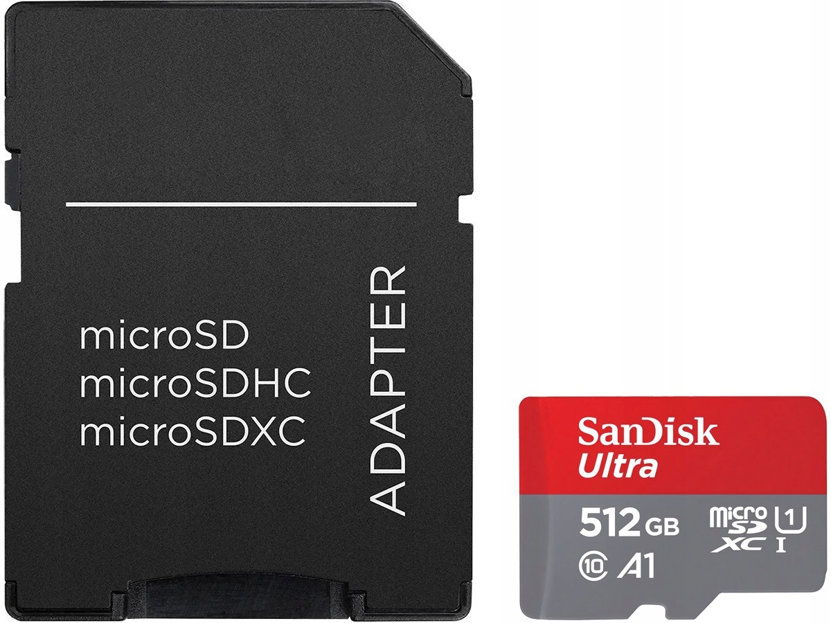 Karta pamięci SanDisk Ultra 512GB A1 U1 SDXC Kod producenta SDSQUAR-512G-GN6MA