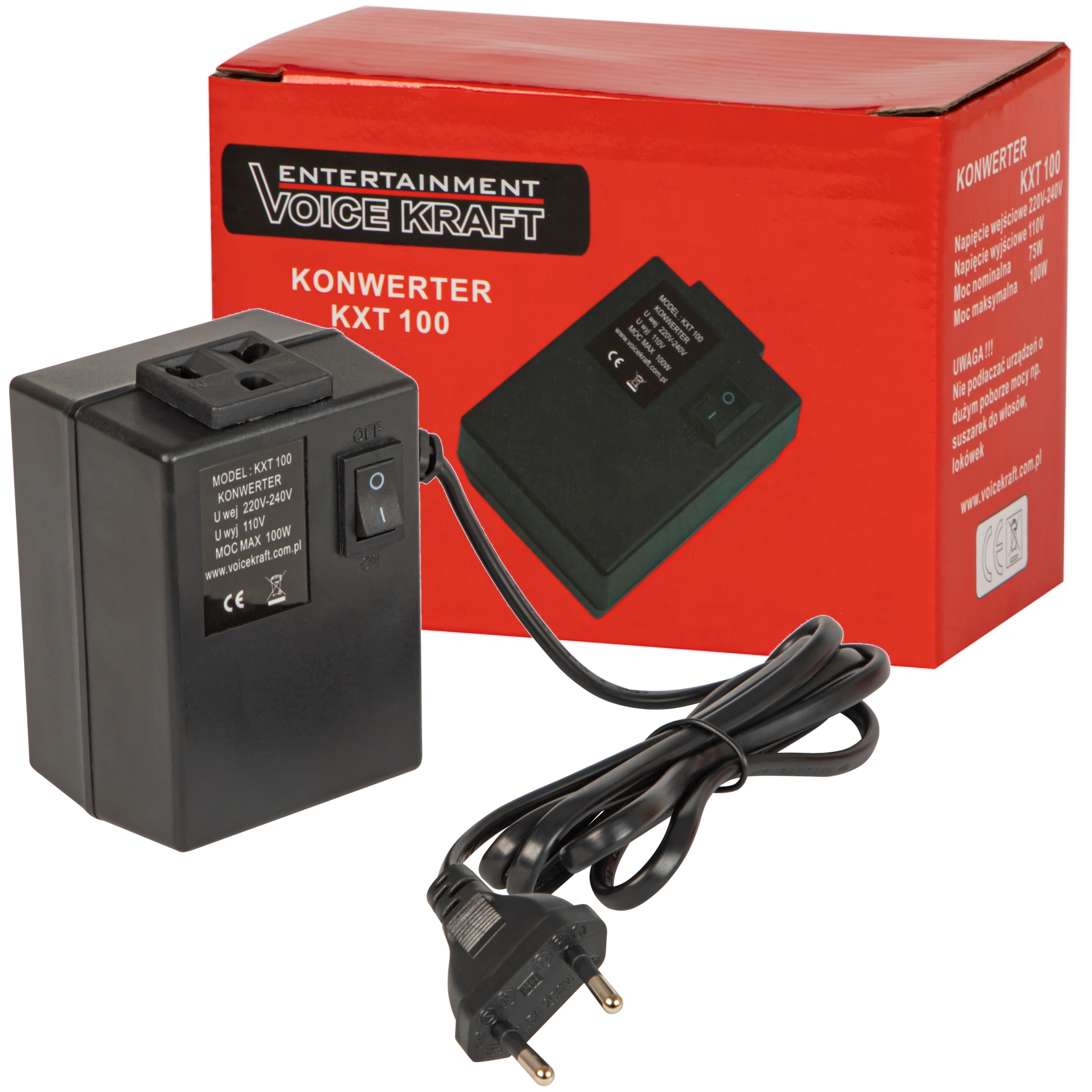 PRZETWORNICA KONWERTER TRANSFORMATOR 230V/110V USA Marka Blow