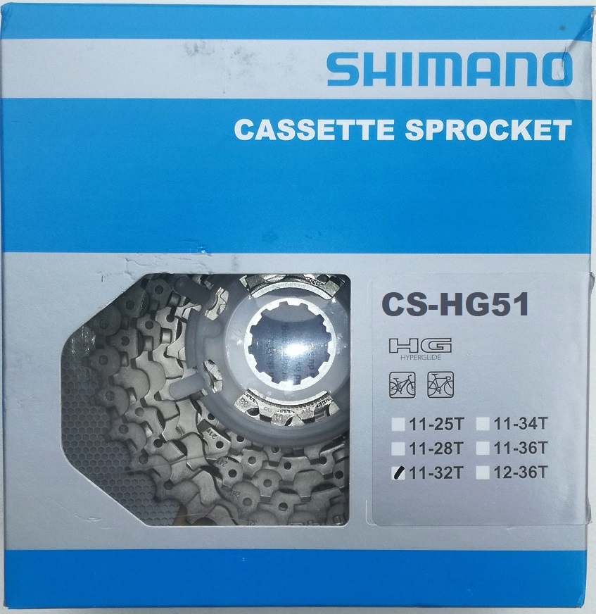 

Hit Nowa kaseta Shimano 8rz 11-32 CS-HG51 Alivio
