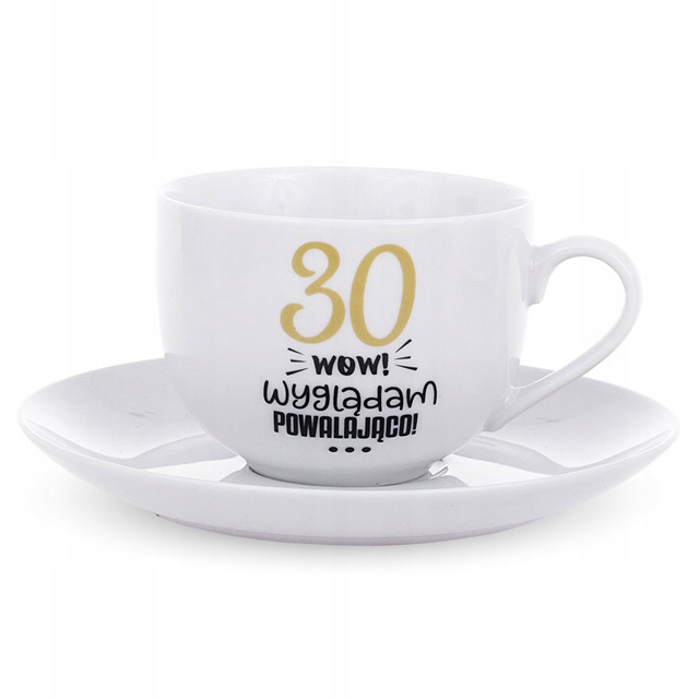 FILIŻANKA S. LOOK 30 LAT /WOW WYGLĄDAM POWALAJĄCO! Marka inna