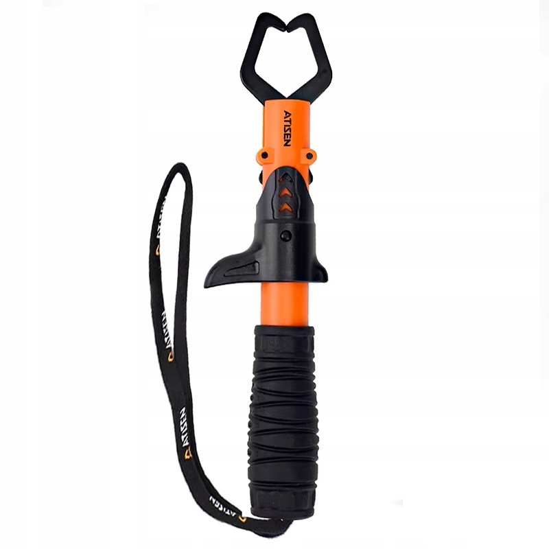 Atisen uchwyt chwytak wędkarski do ryb narzędzie wędkarskie Black/orange