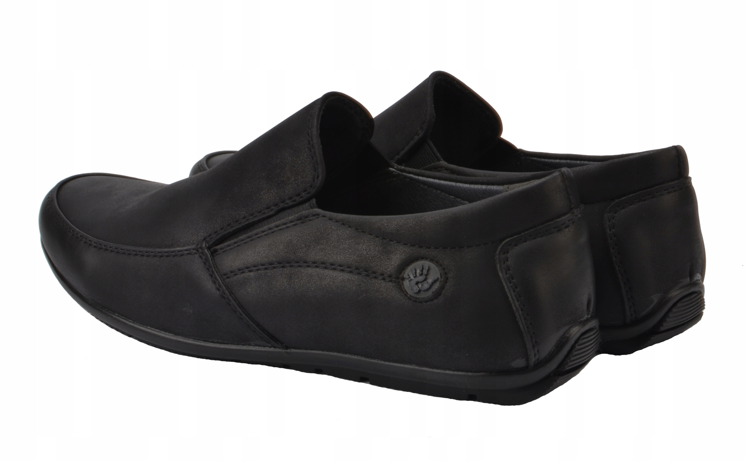 BUTY MOKASYNY KOMUNIJNE WOJTYŁKO W.SKÓRA WIZYTOWE Kolor czarny