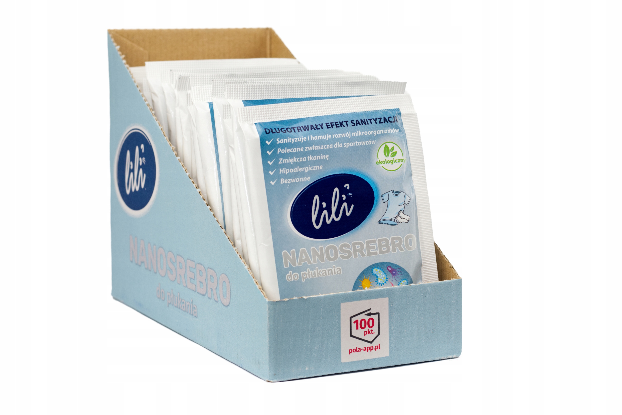 Nanosrebro Sport Dodatek Do Prania Eliminujący Brzydkie Zapachy 1kg