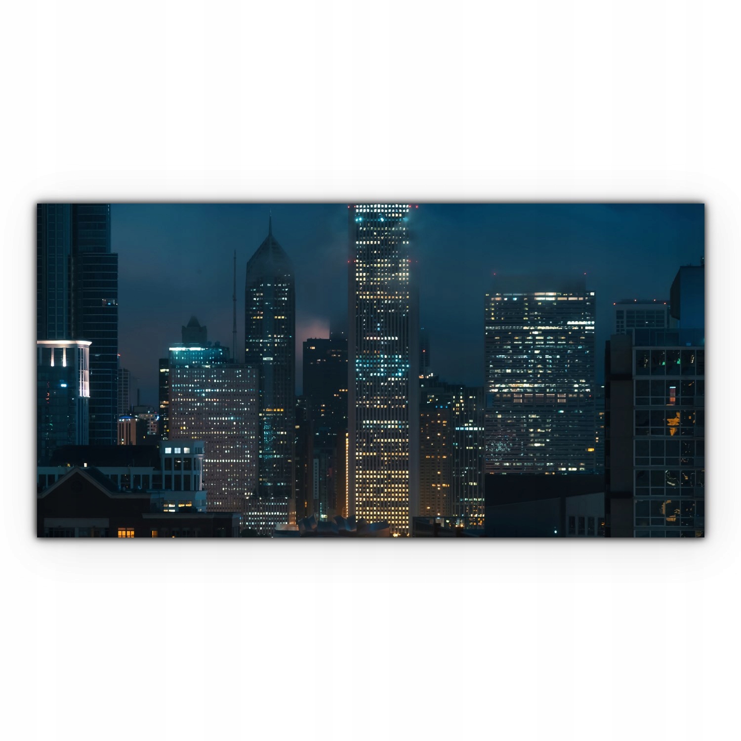 

Fotoobraz na płótnie 100x50 Chicago Noc Krajobraz