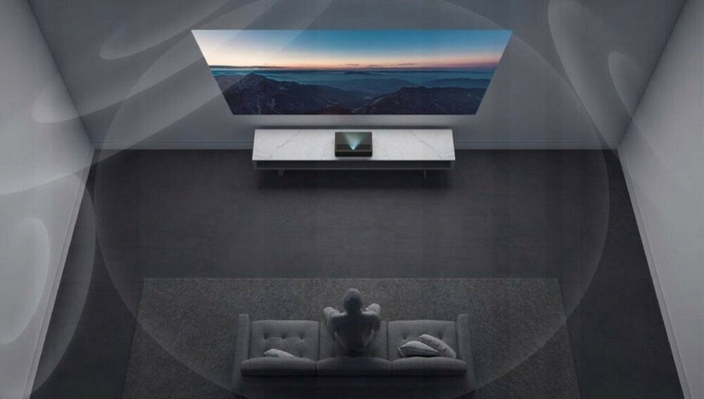 Projektor DLP Xiaomi Mi 4K Laser Projector 150'' czarny PL Żywotność lampy w trybie ekonomicznym 25000 h