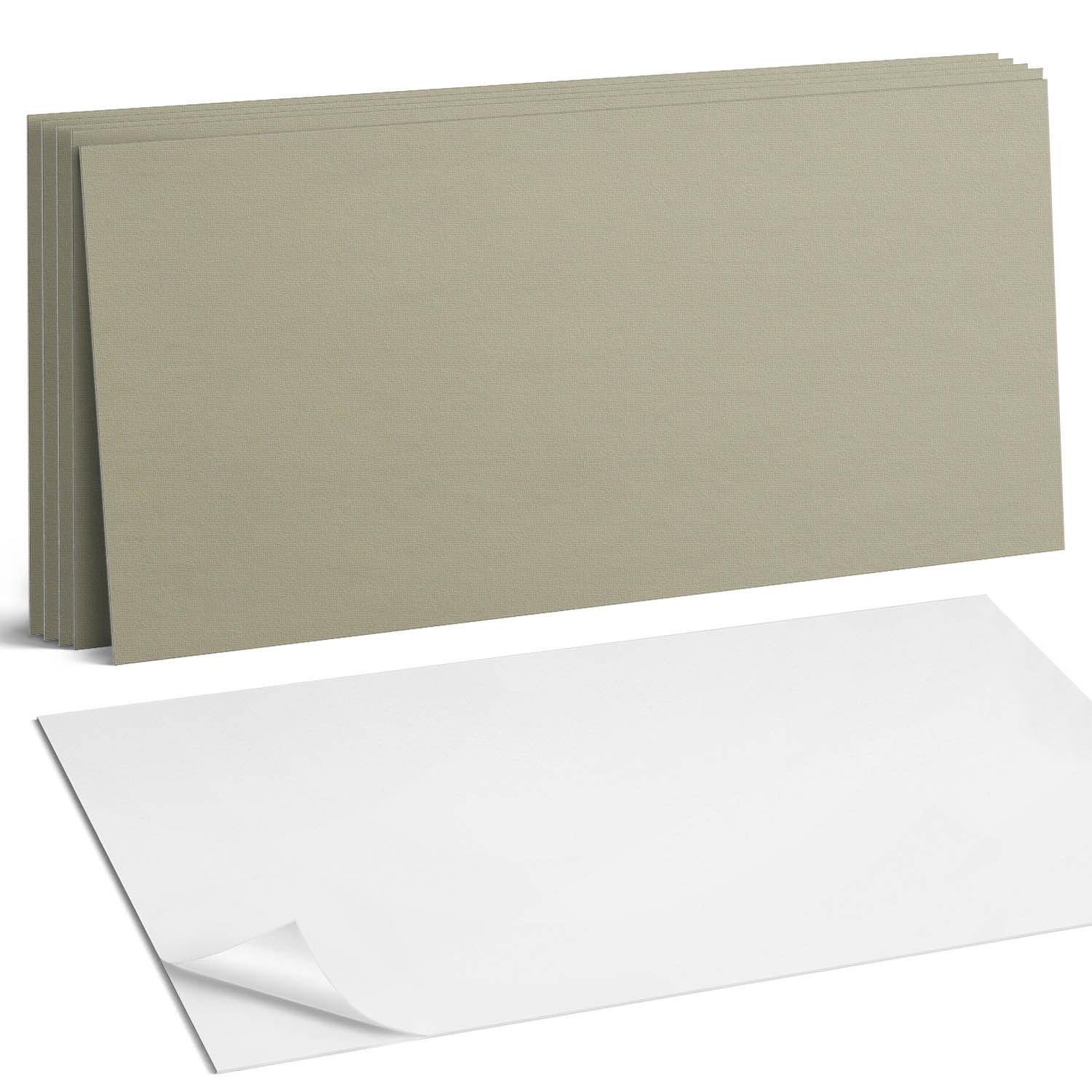 Sada dlaždíc Vinyl Pvc Jasnozelená Farebný akcent 6 x 60 x 30 cm