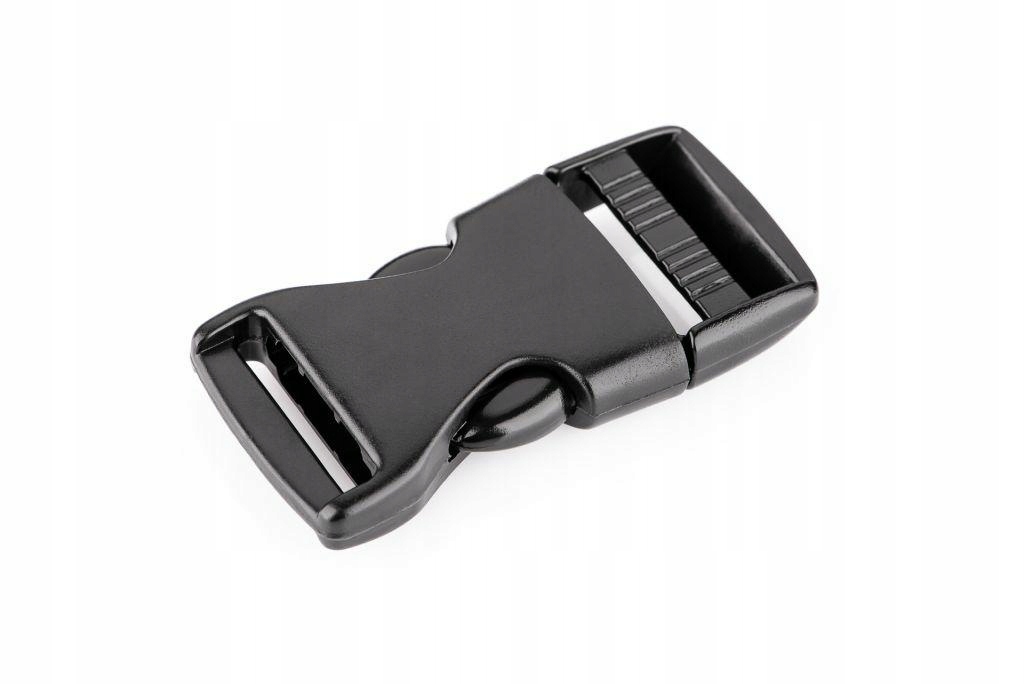 Spona plastová zapínání černá 25mm/100ks 152