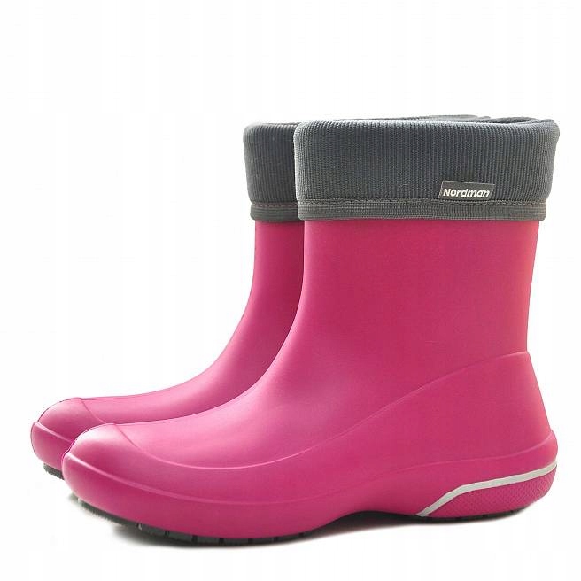 

Kalosze damskie ciepłe gumowce lekkie Nordman r.36