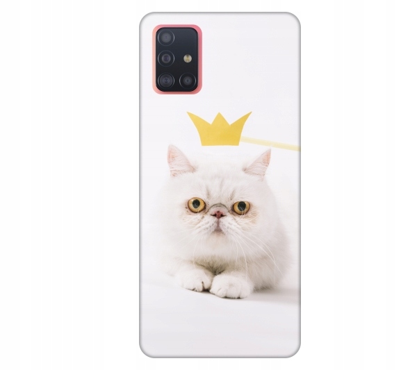 

Etui pokrowiec do Samsung Galaxy A51 Kot pers kote