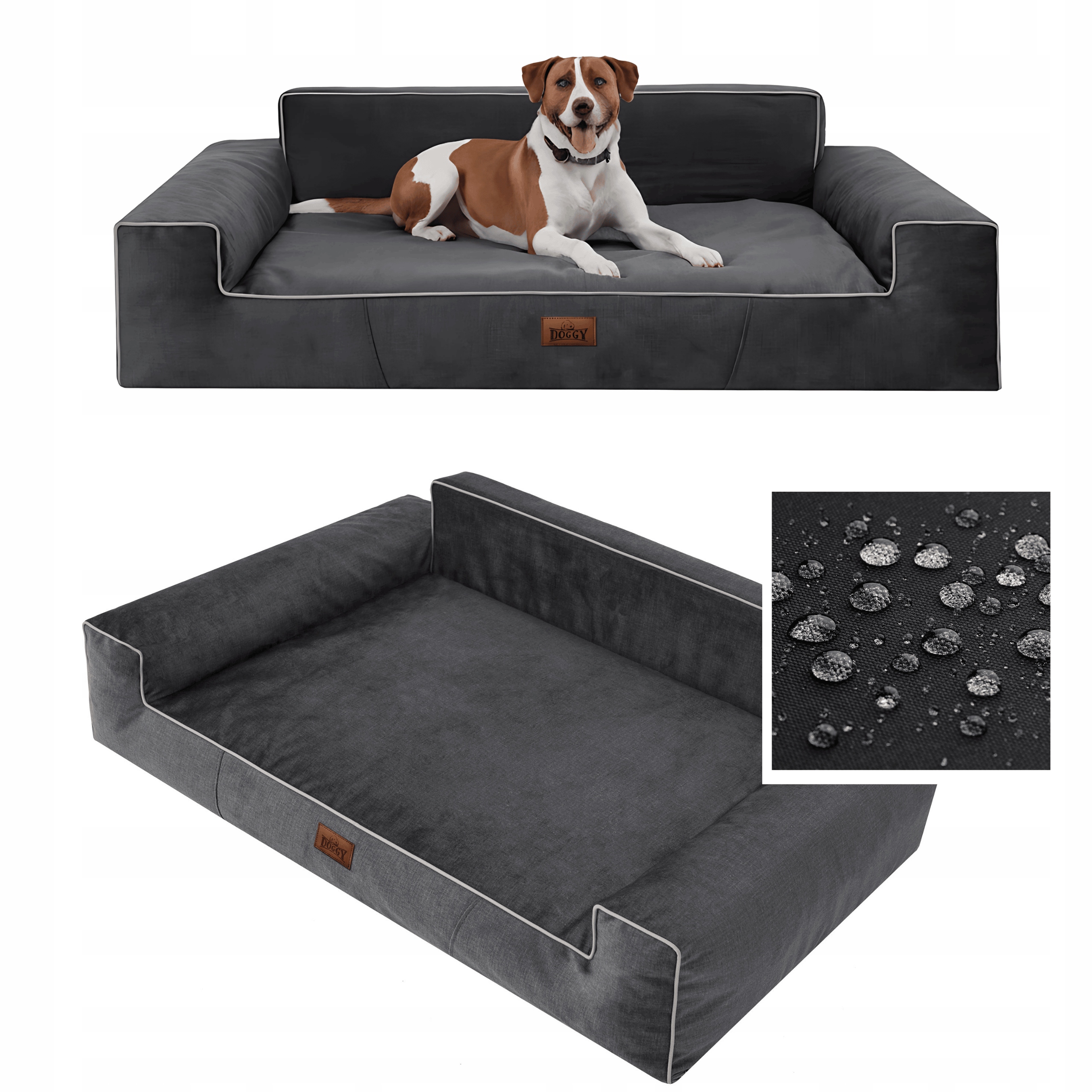 Pelíšek pro psa – odolná voděodolná kotec – matrace pro psa XL 99x65 cm