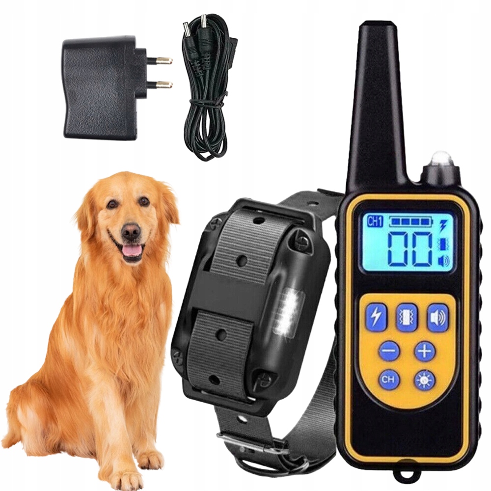Levně Elektrický Výcvikový Obojek Pro Psa S 99 Úrovněmi Vibrací 800 M