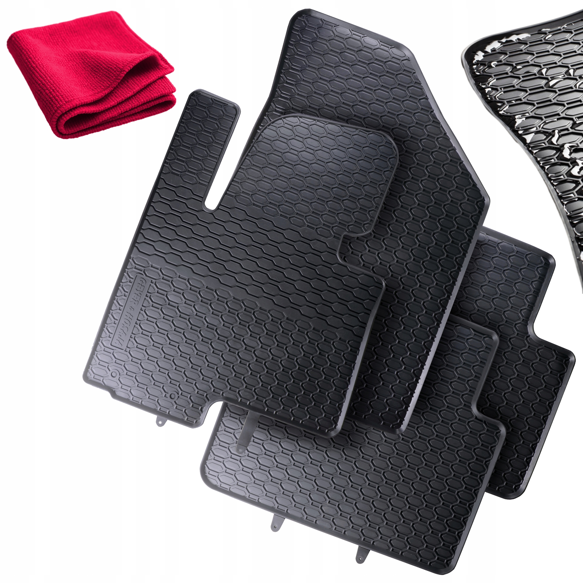 Dywaniki Gumowe Zestaw do Kia Sportage 3 III 2010 2016 Suv