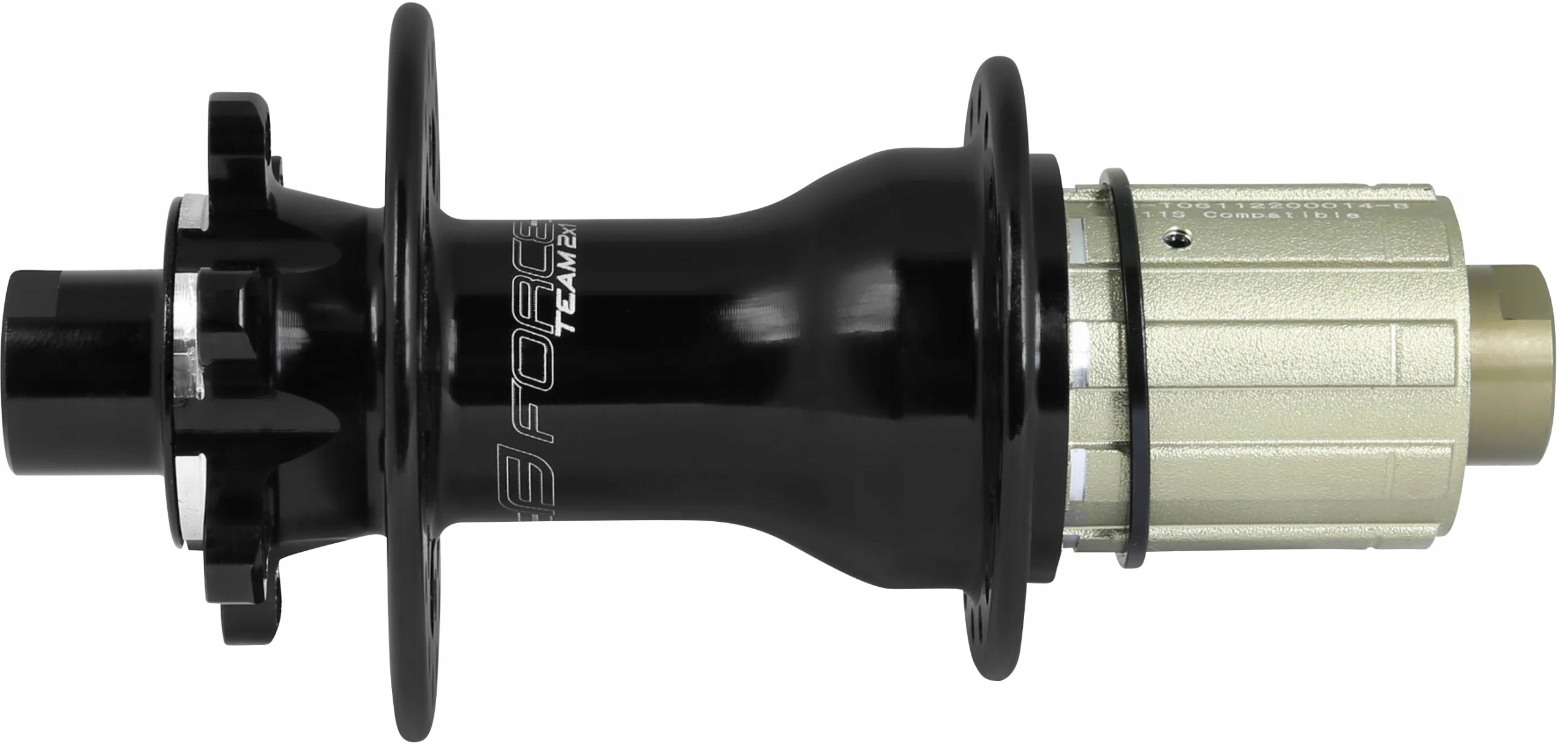 Zadní náboj Force 2×1 X12 6-BOLT Disc 12x142 mm 4SB 32H Alu 8-12-rz 277 g