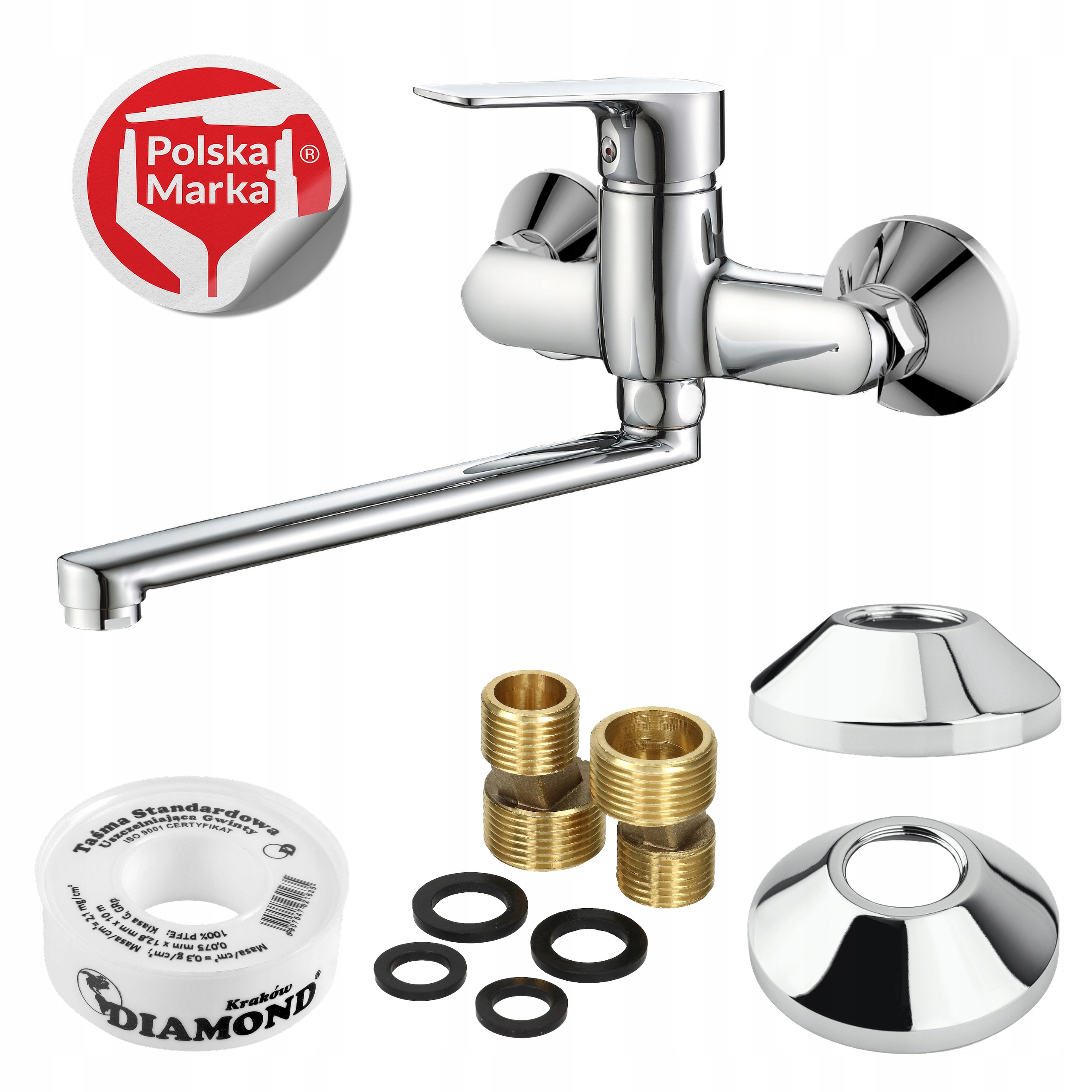 Nástěnná kuchyňská baterie pro dřez s provzdušňovačem šetří vodu Sotbe