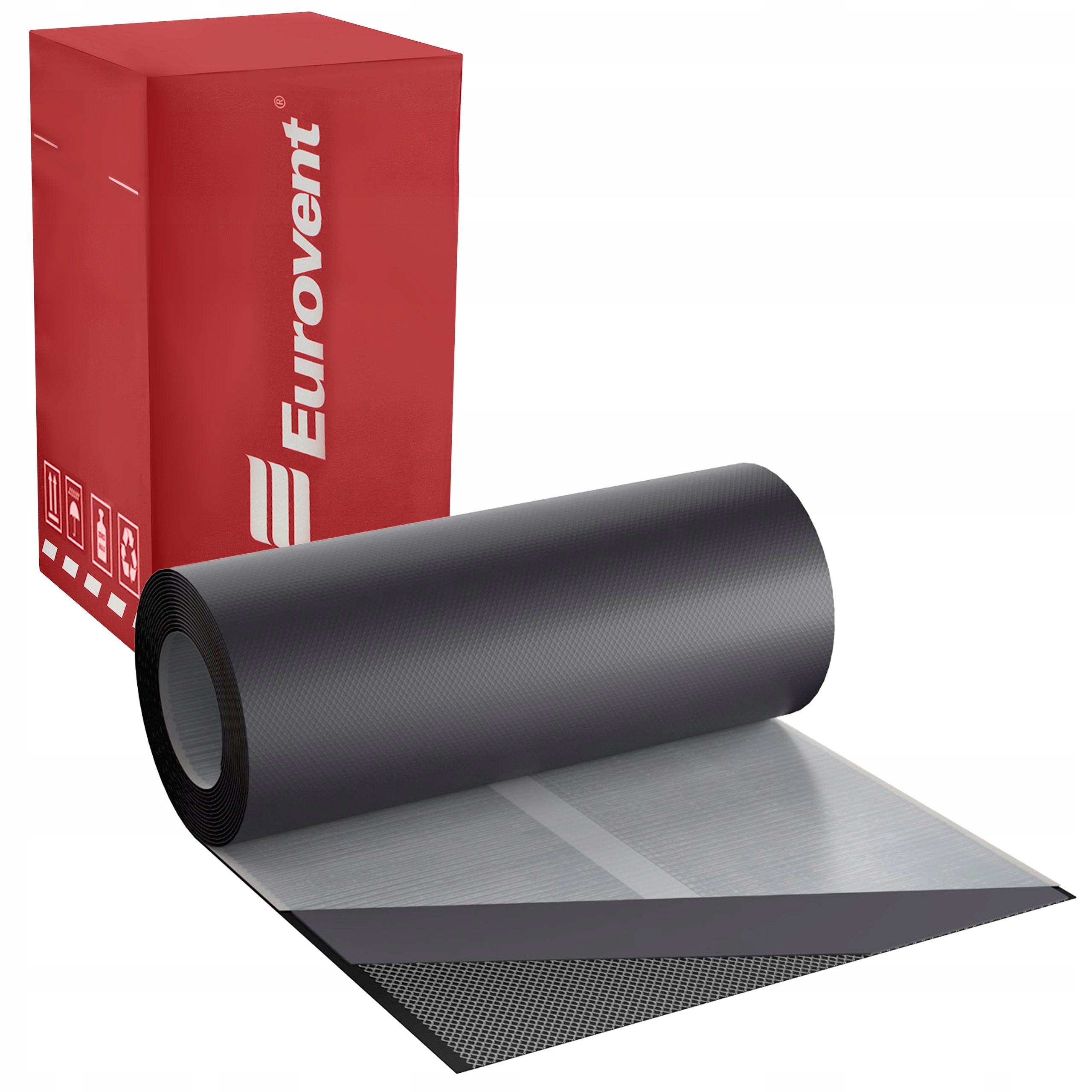 Komínová páska Flex Epdm 5 m Ral 7024 Eurovent Grafitová