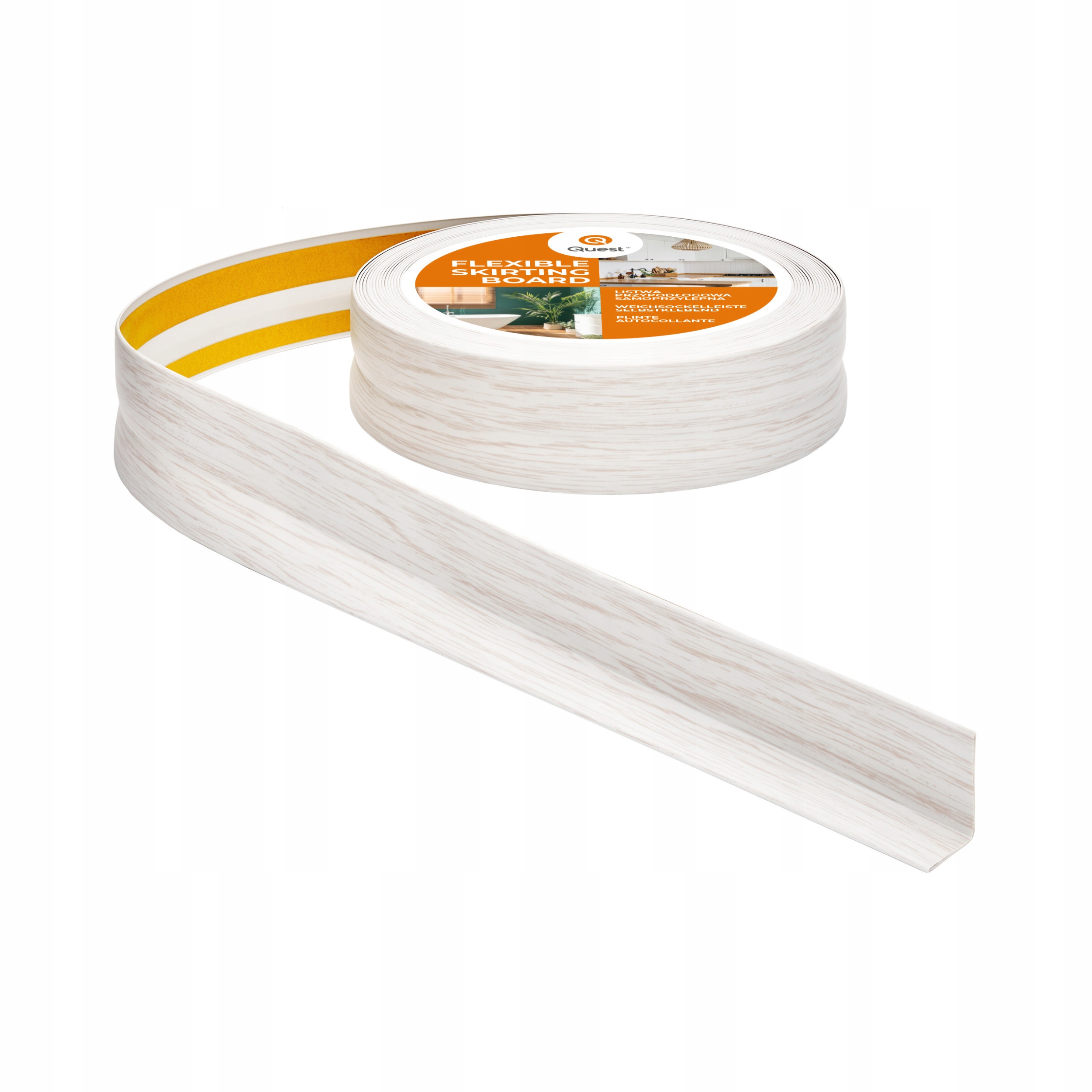 Podlahová lišta samolepicí Pvc 32/23 Bříza 15 m