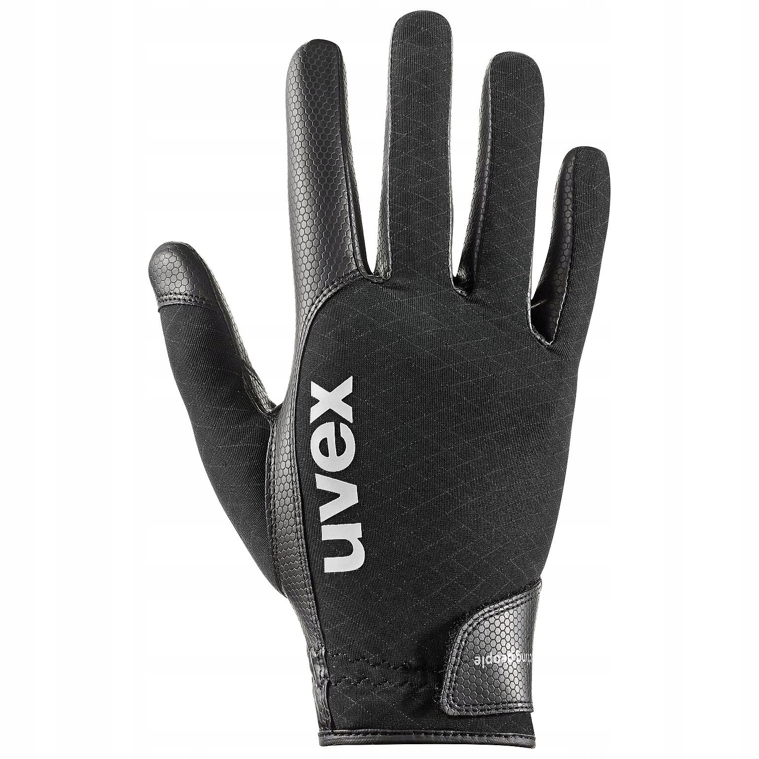 Unisexové jezdecké rukavice Uvex Vidacarbon limitované černé 8