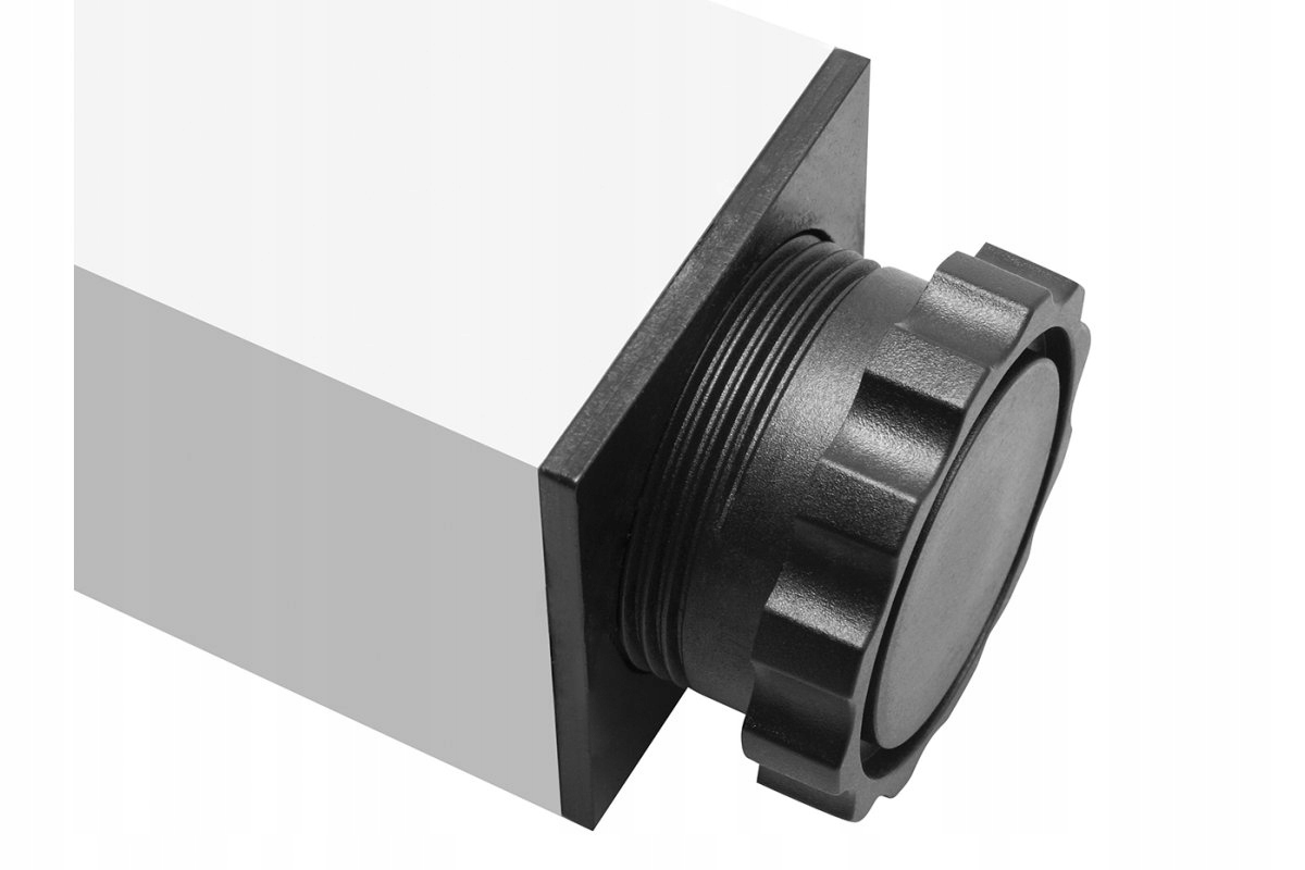Nábytková noha Gtv Kvadratová, H=820 mm, profil 60 x 60, Al, hliník