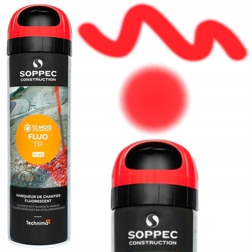 

Farba geodezyjna Soppec Fluo Tp 12 czerwona 500ml