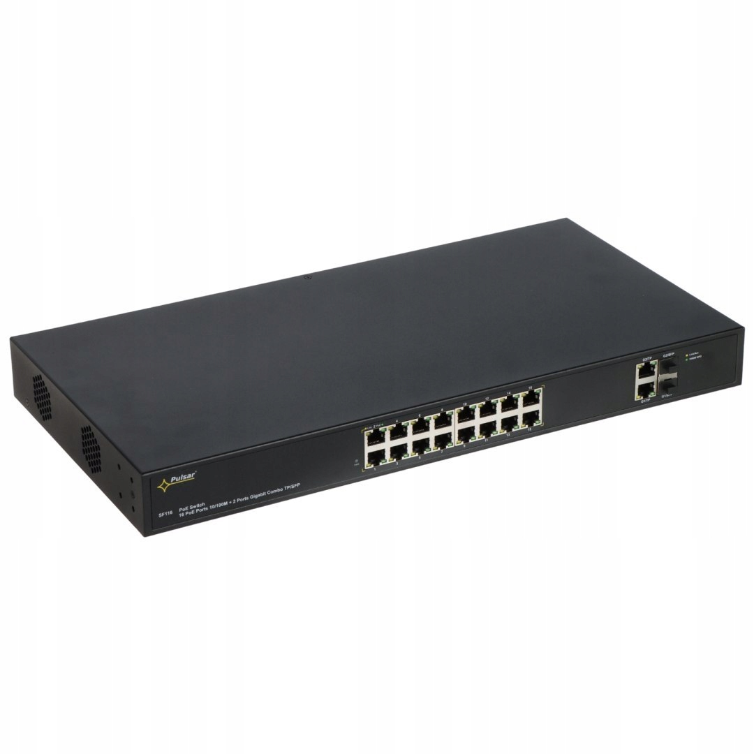 Switch Poe SF-116 16-PORTOVÝ Sfp Pulsar