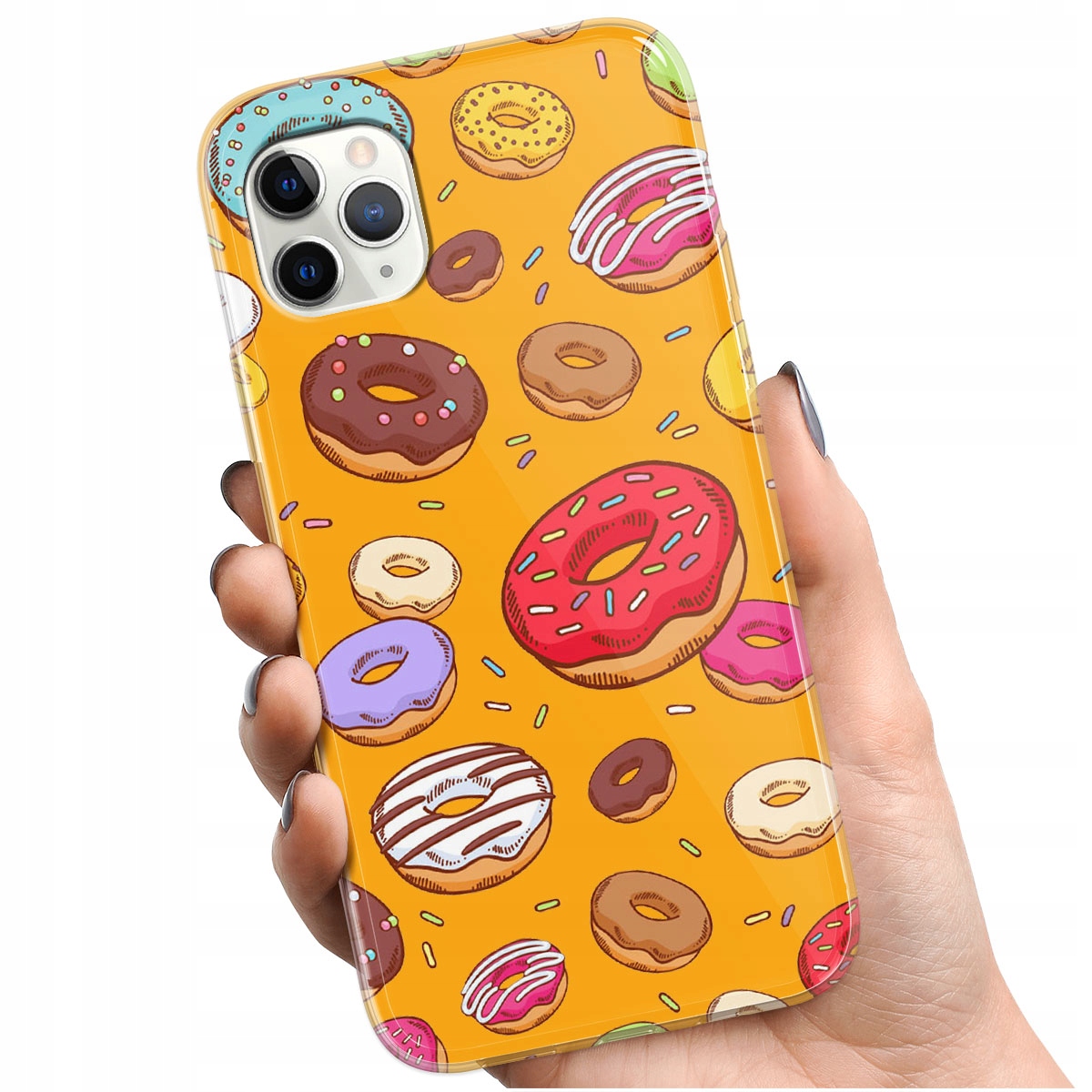 ETUI CASE SILIKONOWE OBUDOWA PLECKI NA TELEFON DO IPHONE 11 PRO MAX WZORY