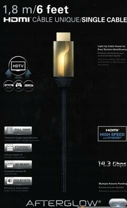Pdp Afterglow Kabel Hdmi Pojedynczy 1.80 M Orange PlayStation PS5