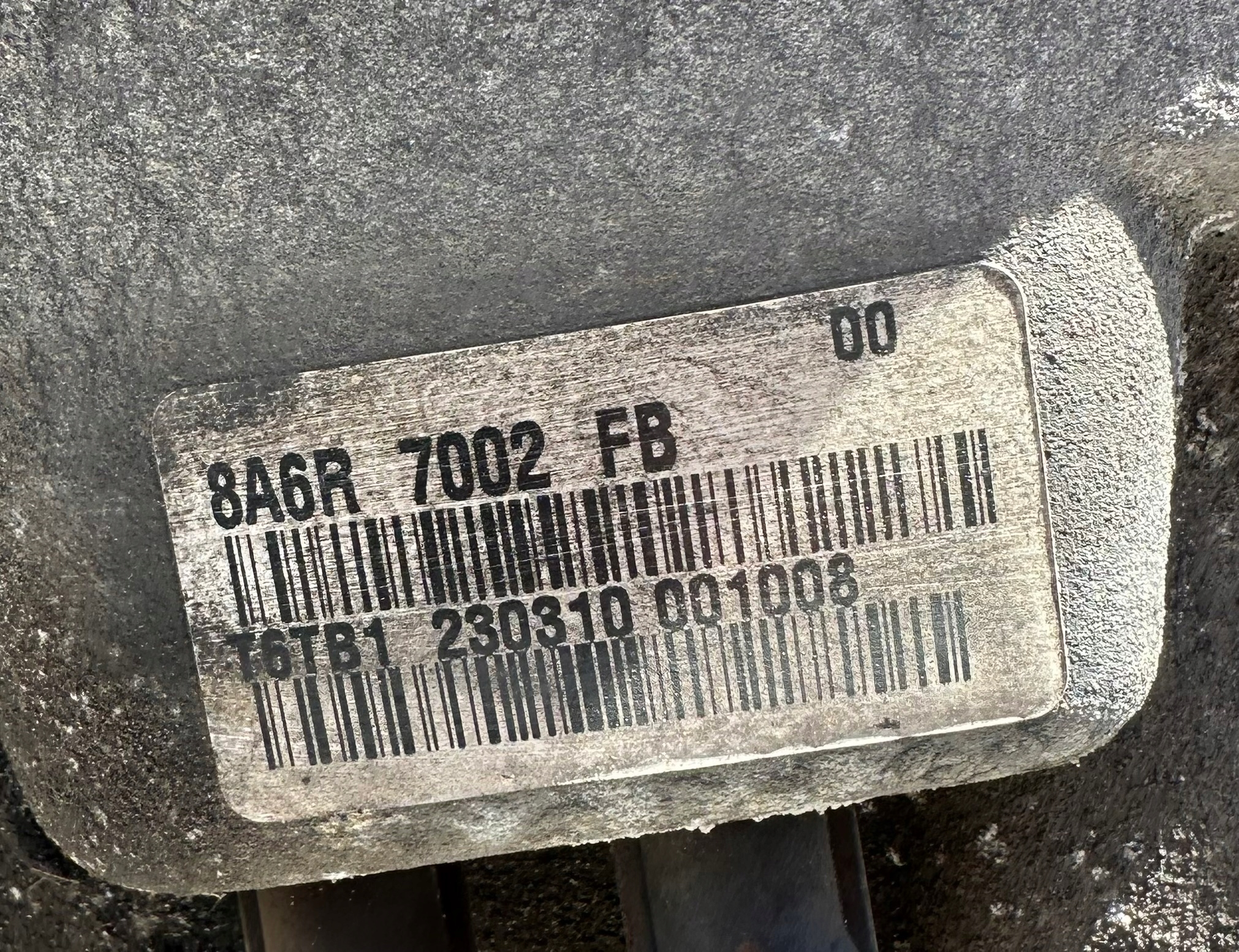 FORD FIESTA MK7 CAMBIO manuale 8A6R-7002-FB 1.6 TDCI