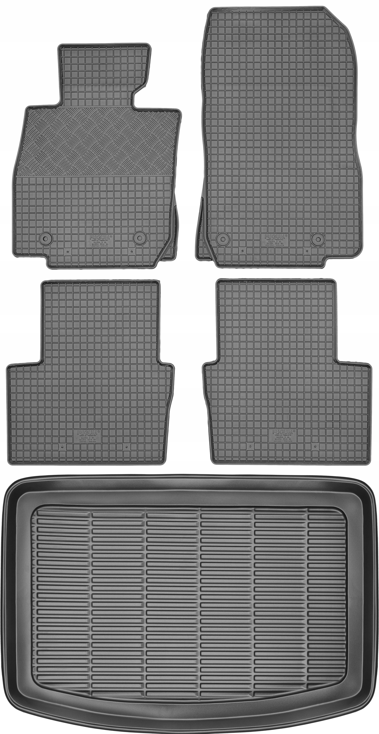 Mazda CX-3 Crossover 2015- Sada Gumové rohože rohož