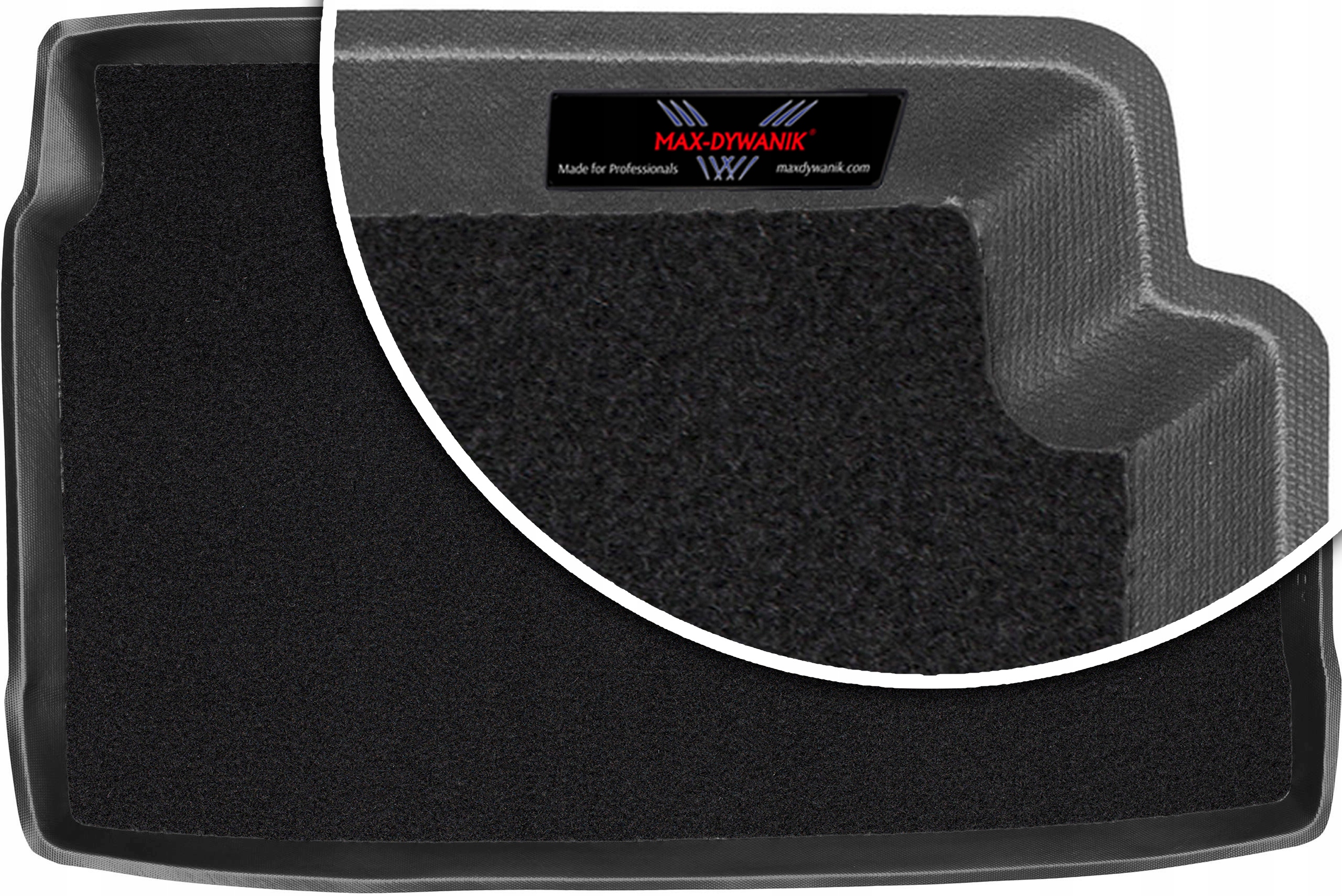 Peugeot 207 Hatchback 2006-2012 Koberec do zavazadlového prostoru s velurovou podložkou