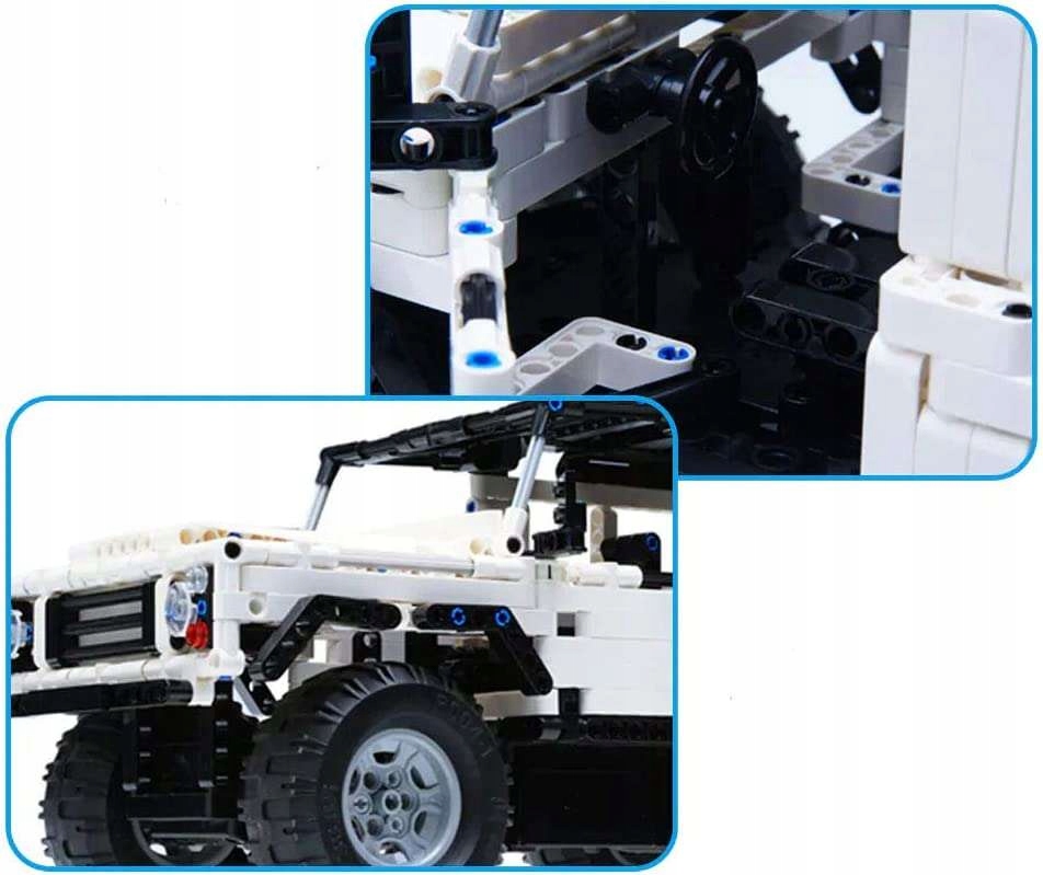 CADA TECHNIC BLOCKS ДИСТАНЦІЙНЕ КЕРУВАННЯ БІЛИЙ ПОЗАШАШНИК RC CAR Бренд Cada