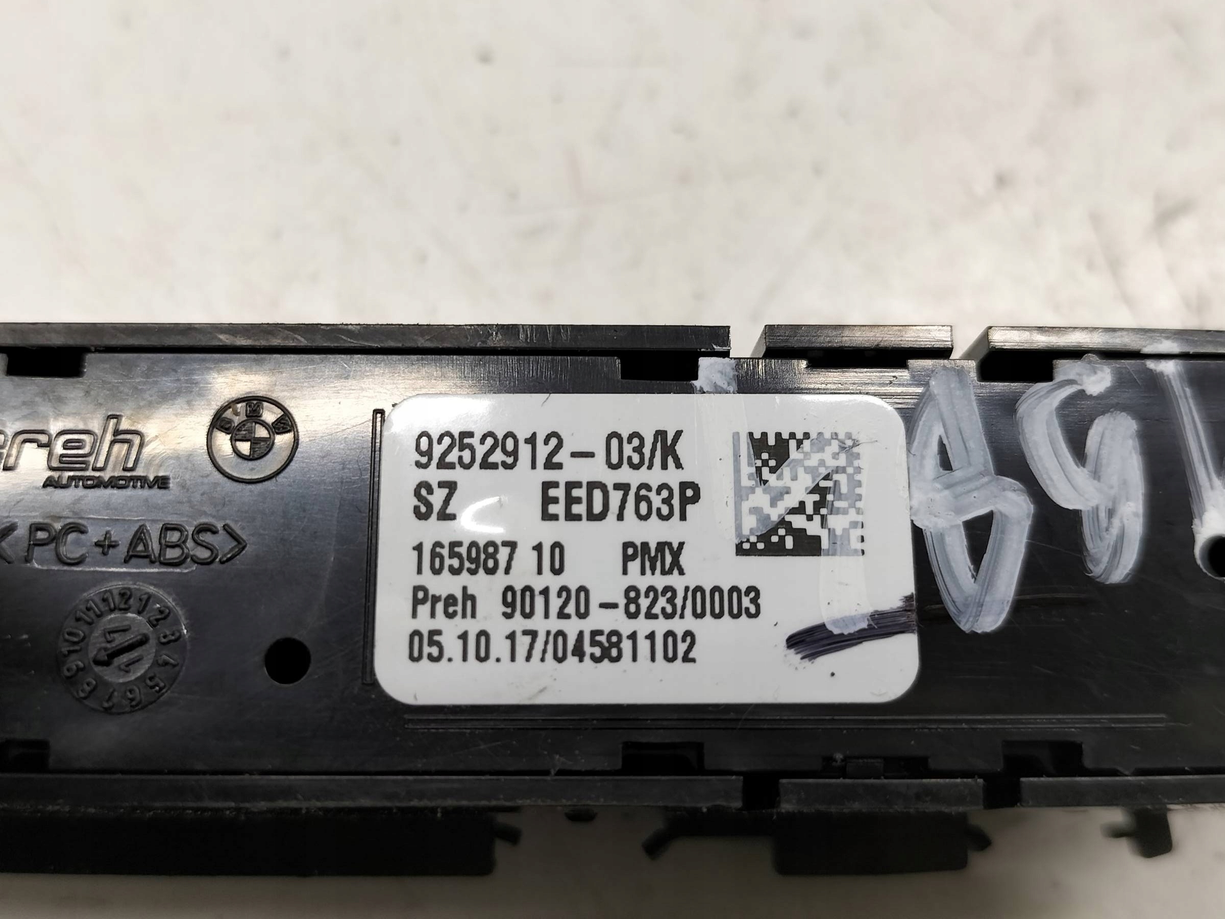 switch TRYBU running 9252912 Bmw Seria 3 VI (2011 – 2018) F31