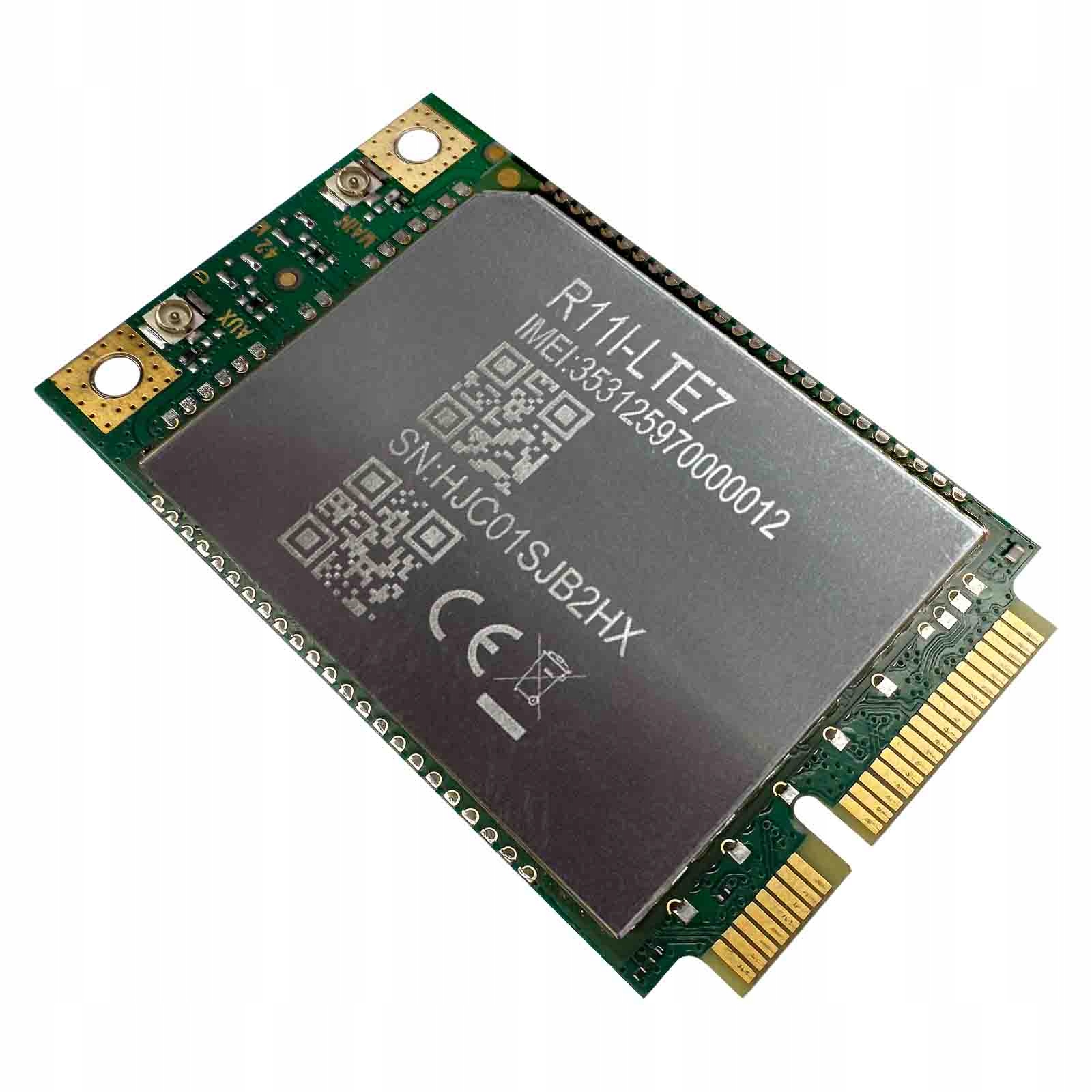 MikroTik R11e-LTE7 modem mPCIe karta 3G 4G Lte kat. 7 pasmo B28 B32