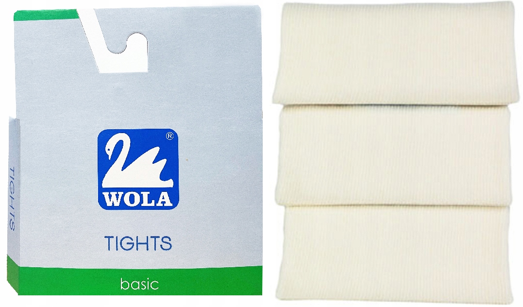 

Wola rajstopki gładkie Bawełniane ekri 62-74