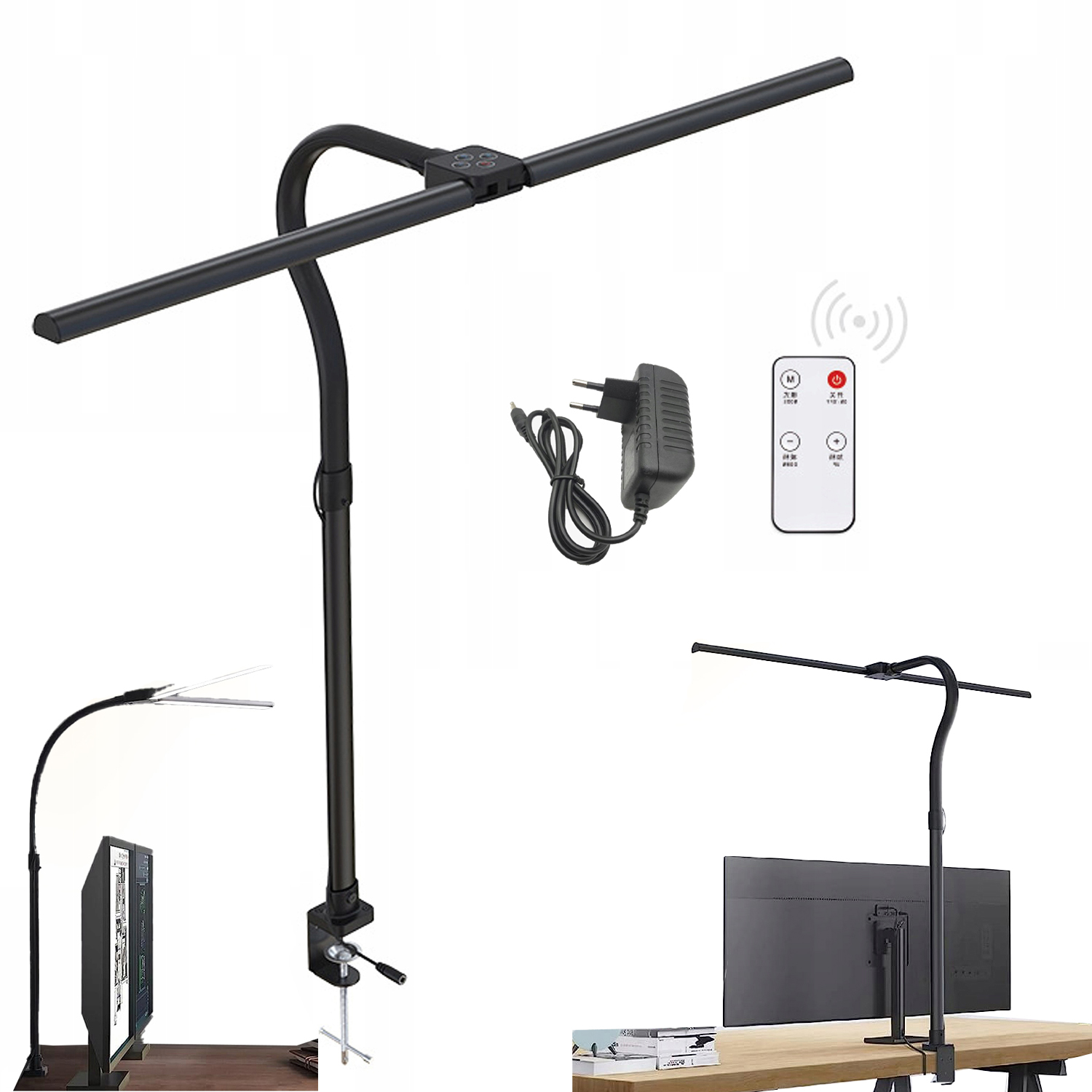 5 Režimů, Otočná Dvojitá Stolní Lampa Vhodná Pro Mnoho Příležitostí