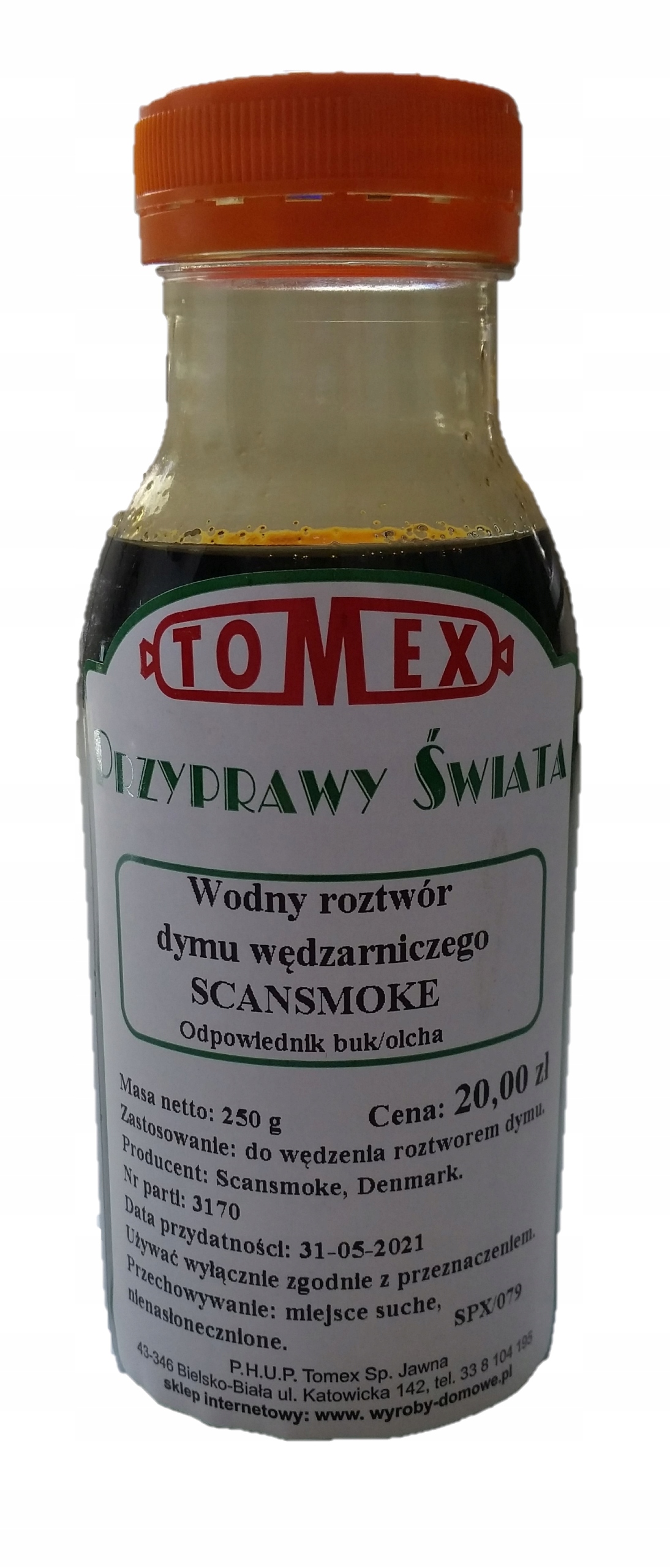 

Dym wędzarniczy w płynie 250 g buk/olcha