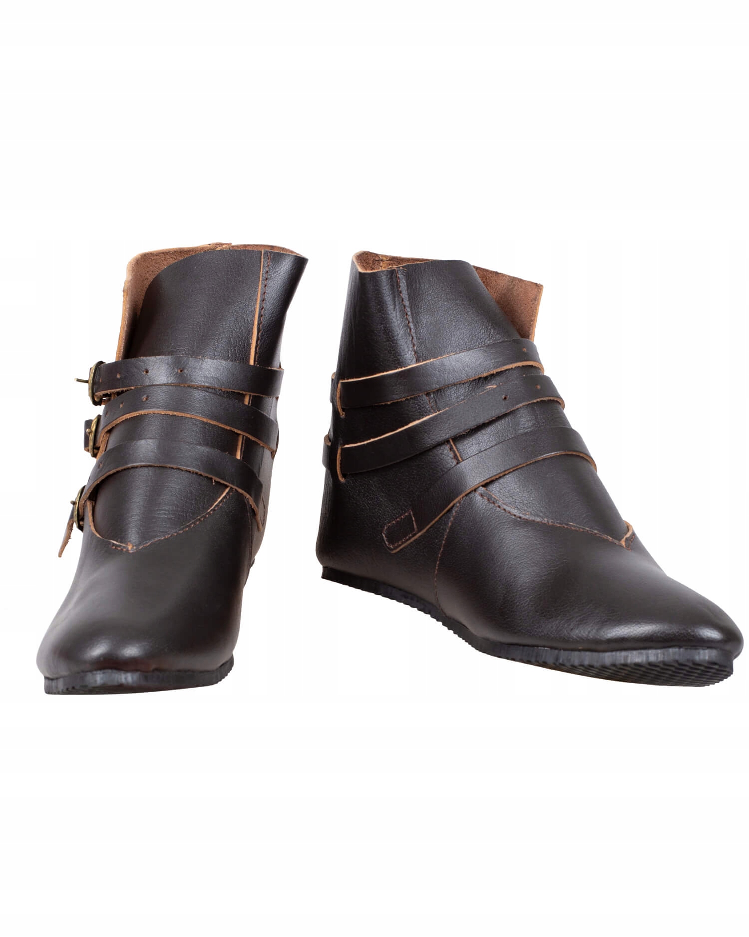 Kožené Boty Raimund Hnědé, Velikost 45 Larp