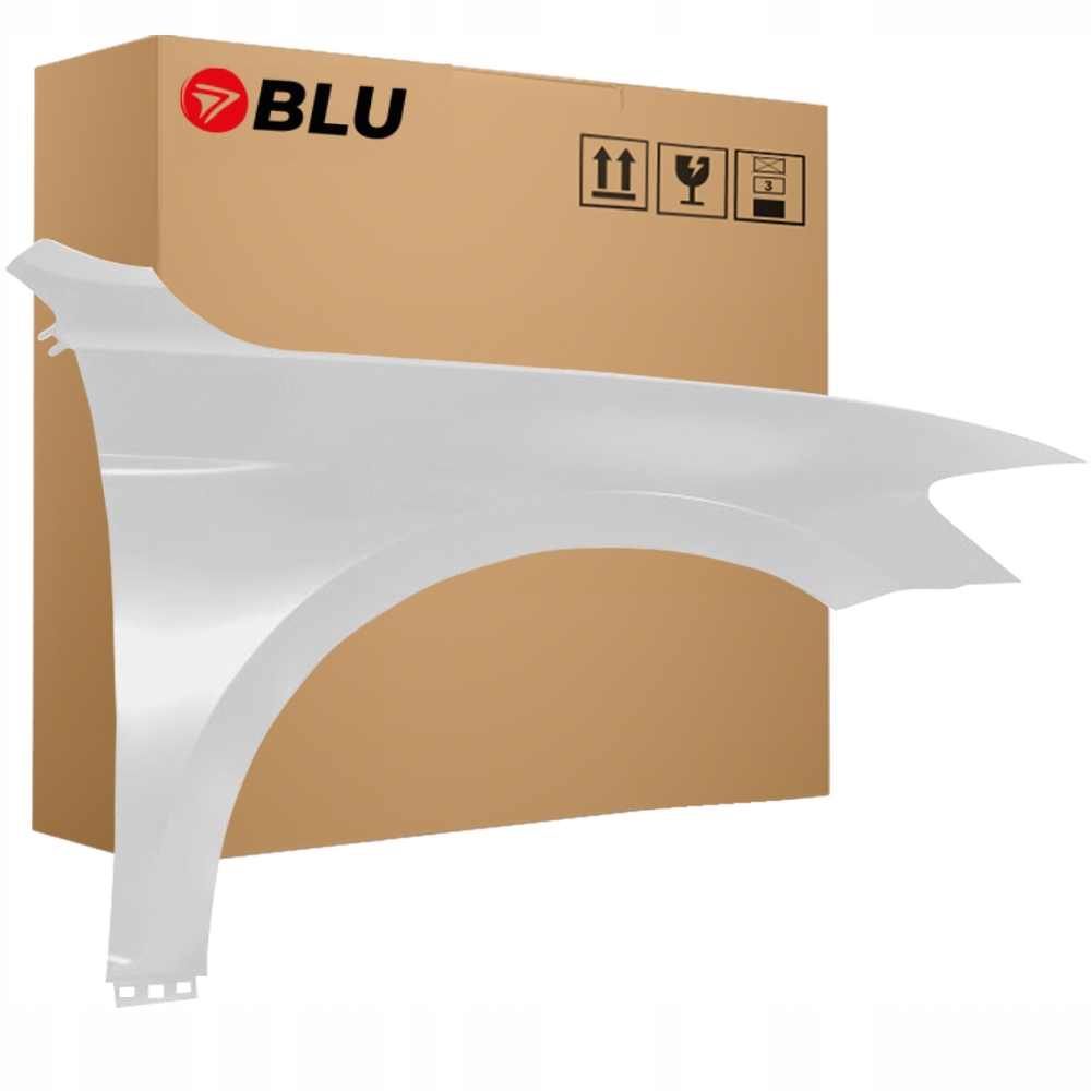 Blu Blatník Vw Passat B8 LB7W pravý stříbrný 14-23 přední pozink TungstenSilbe