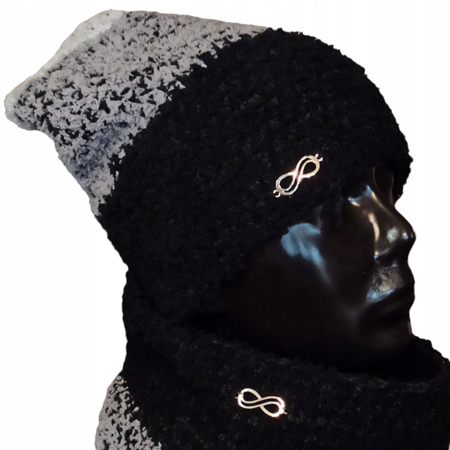 čepice Ombi šmoulinka handmade R 55-57