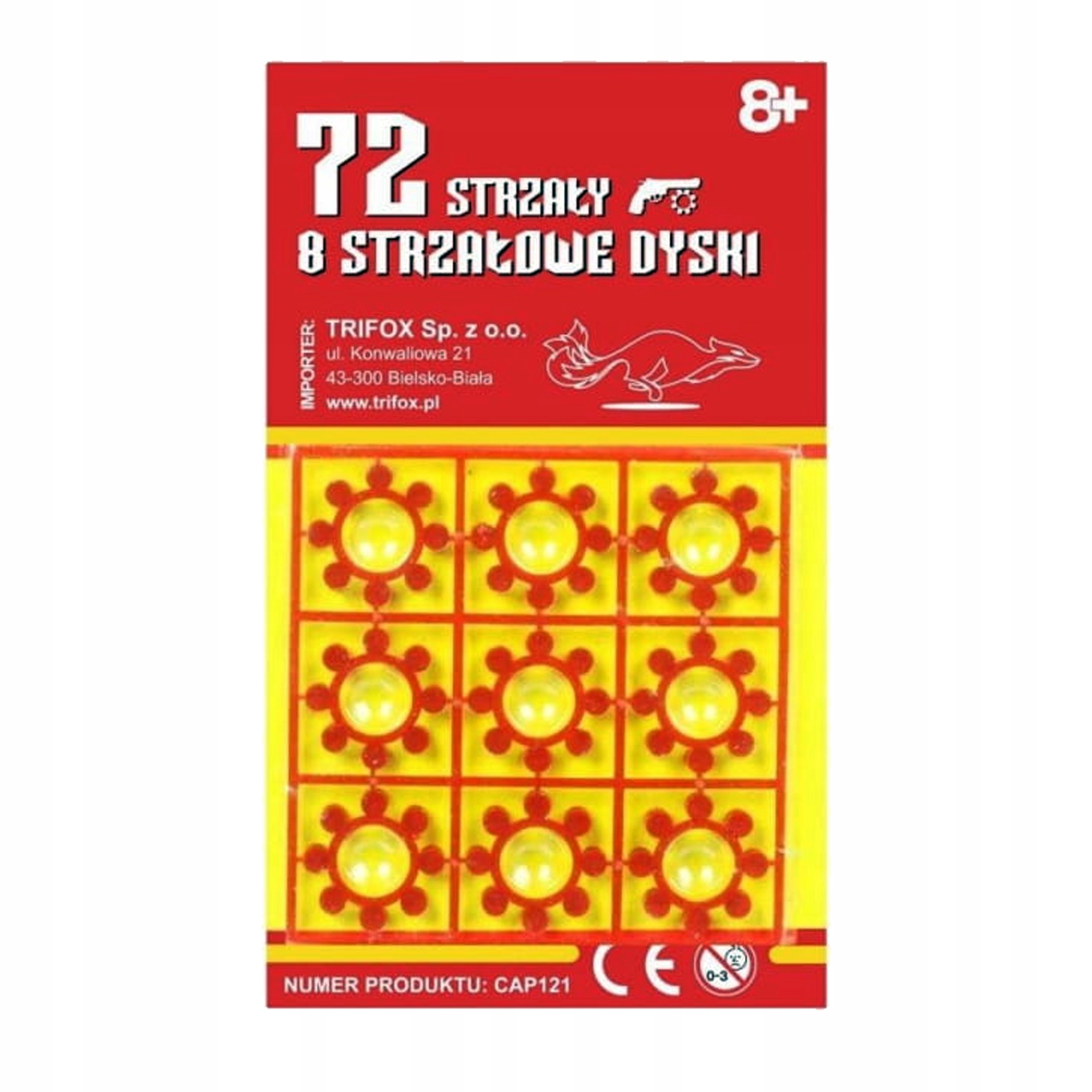 KAPISZONY SPŁONKA NABOJE DO PISTOLETU BLISTER 2520