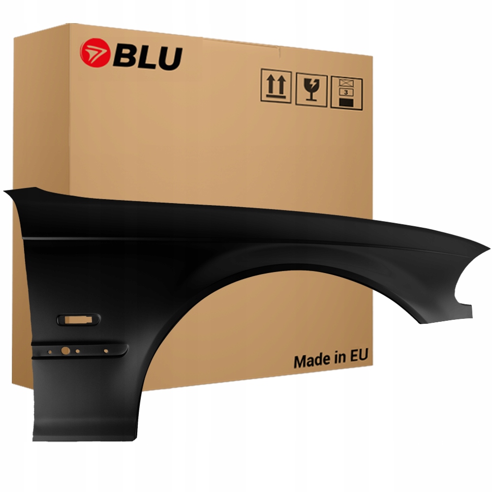 Blu Blatník Bmw 3 E46 668 pravý černý 98-01 přední sedan touring Schwartz