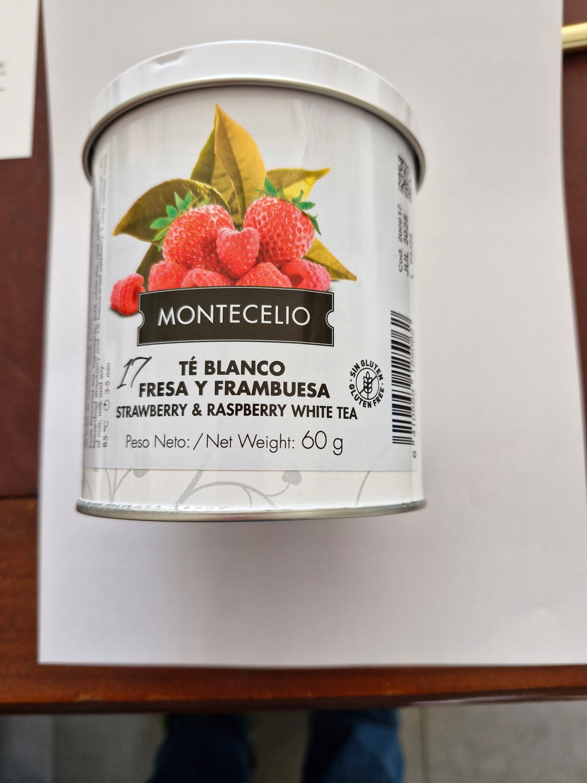 Levně Čaj Montecelio s jahodou a malinou 60 g