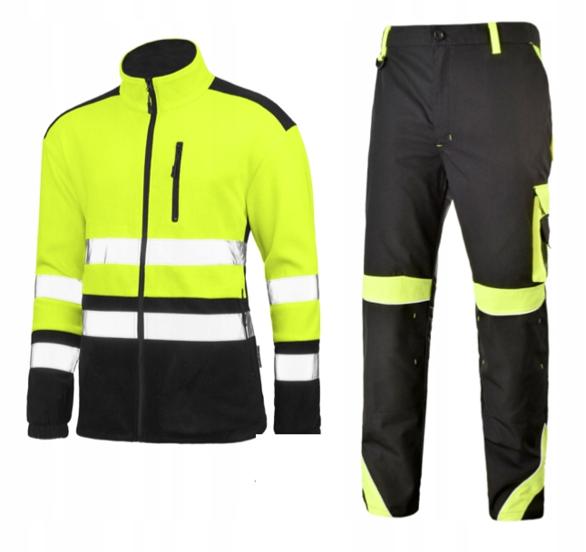 

Spodnie Ubranie Robocze Odblaskowe Bluza Polar 48