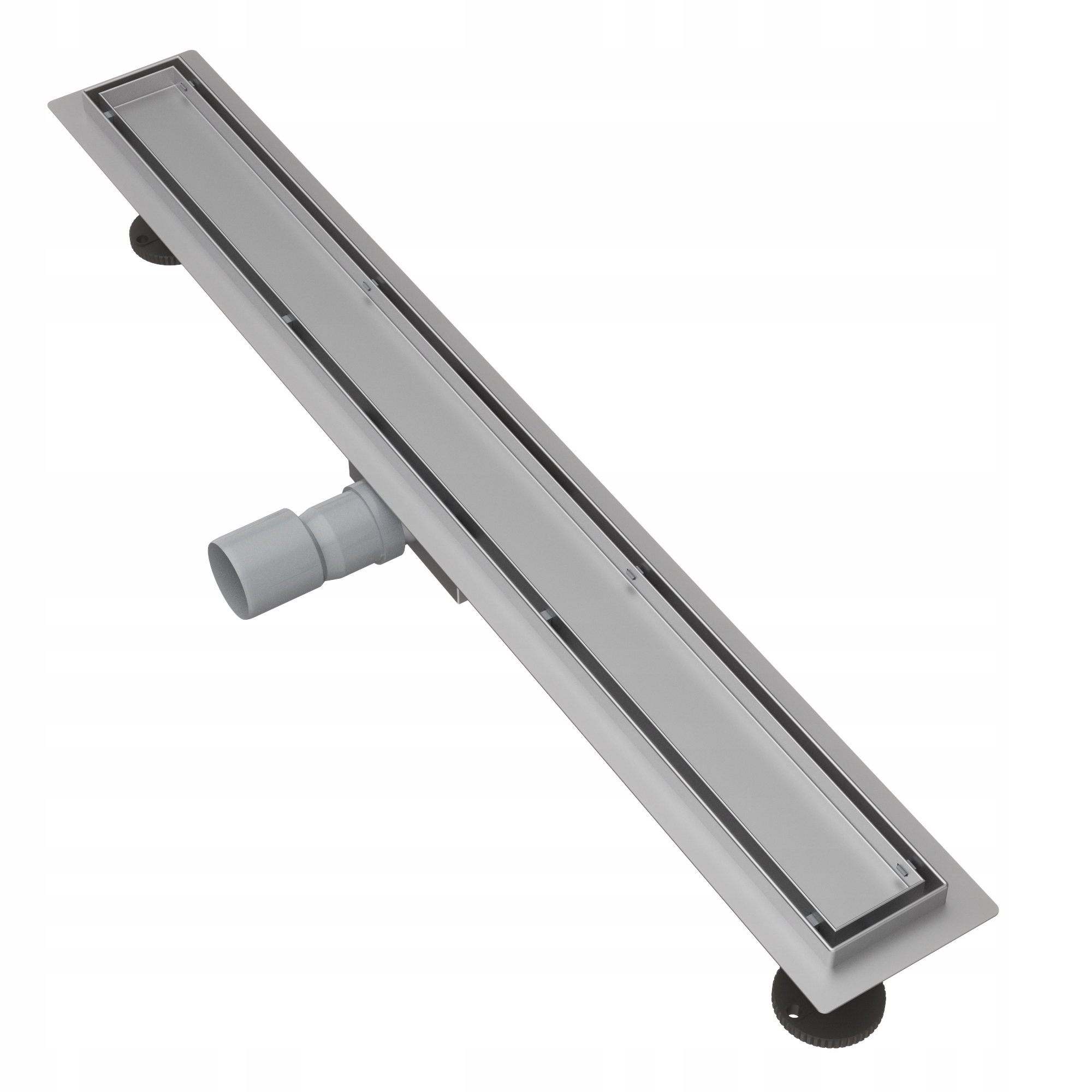 Lineárny Odtok Pod Dlažbu 80 cm Oceľ 2v1 Sifón Entero Sprchová Vanička