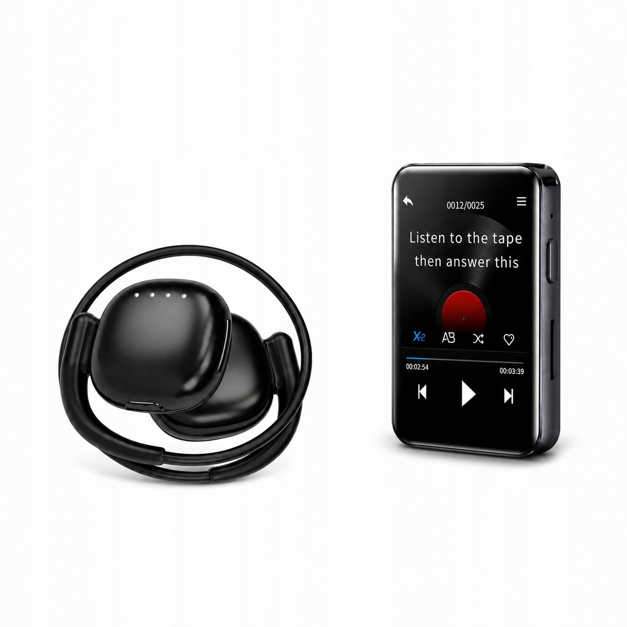 Sada MP3 Bluetooth HiFi 64 Gb Fm sportovní sluchátka IPX7