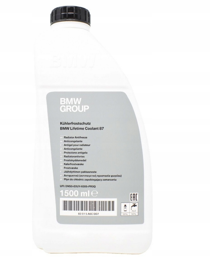 OE BMW KONCENTRAT PŁYN CHŁODNICZY 4,5L Producent inny