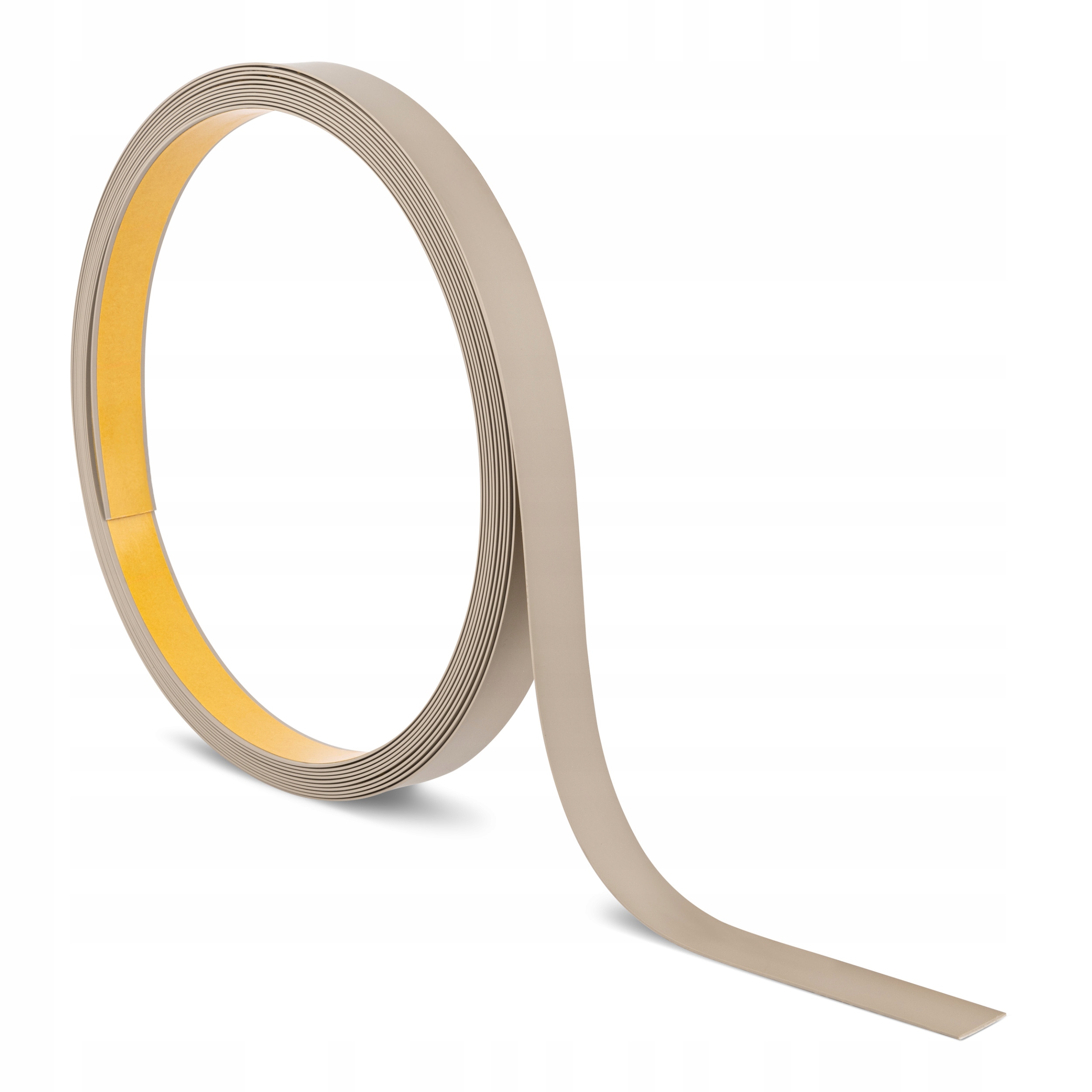 Pvc plocháč samolepicí, plochá lišta, béžová, 10 m, 40 mm