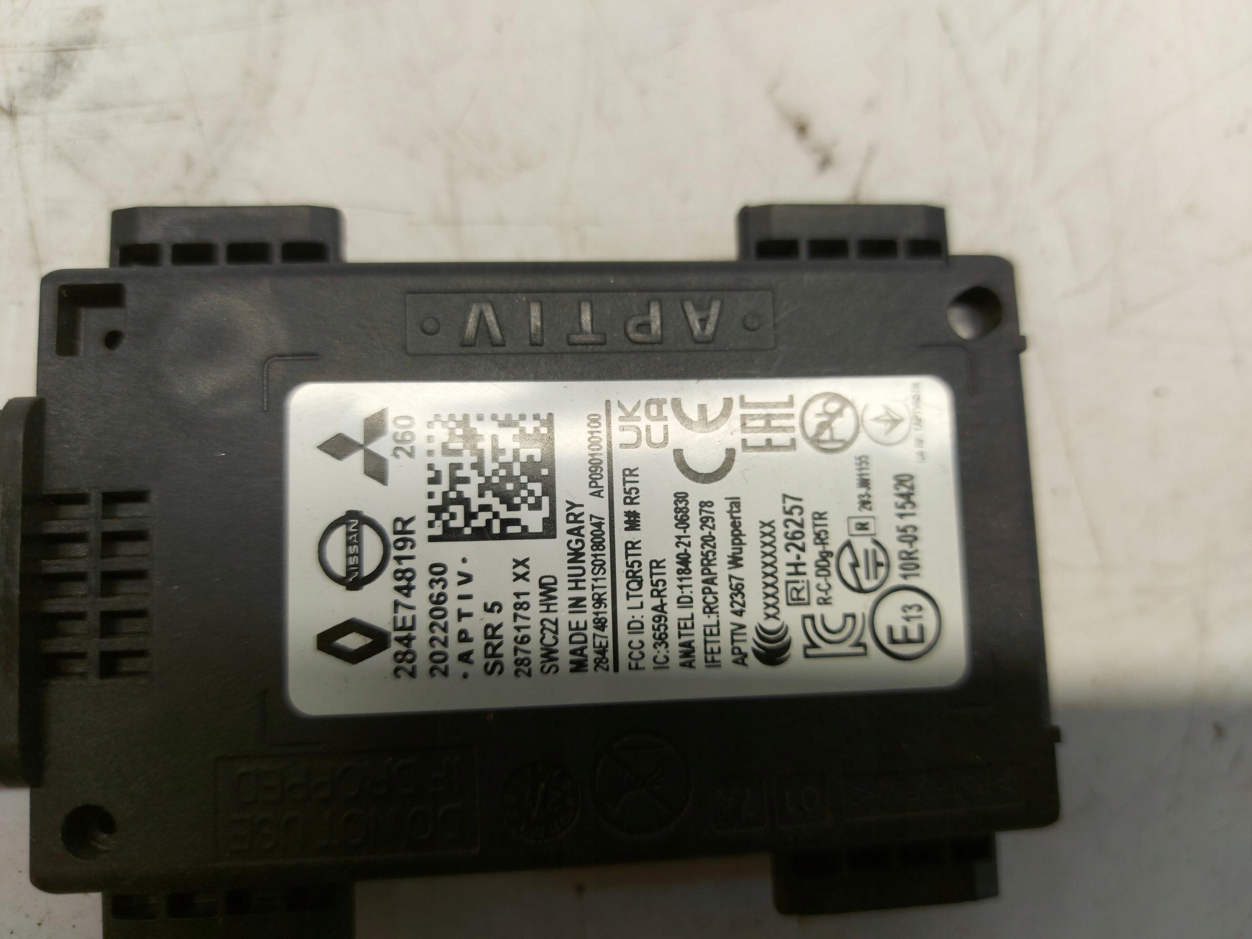 Renault Arkana, RS-Line RADAR SENSOR rechts heck 284E74819R